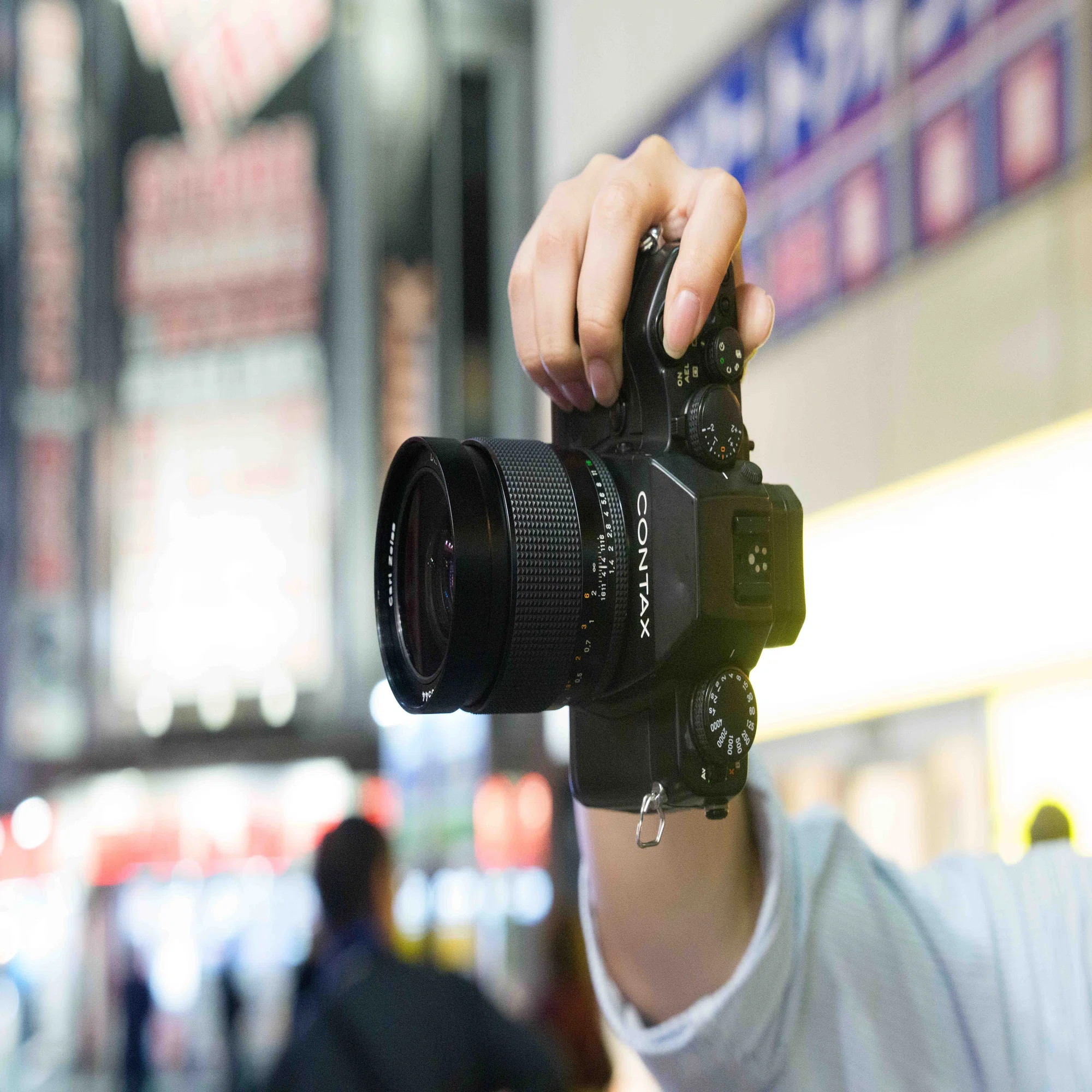 CONTAX RXで歩く。新宿、代々木の夕暮れ。シャッターを切るたび、1990 
