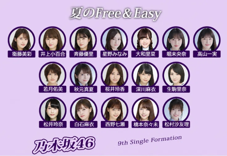 乃木坂46シングル選抜発表エピソード#09】9th”夏のFree&Easy”～西野