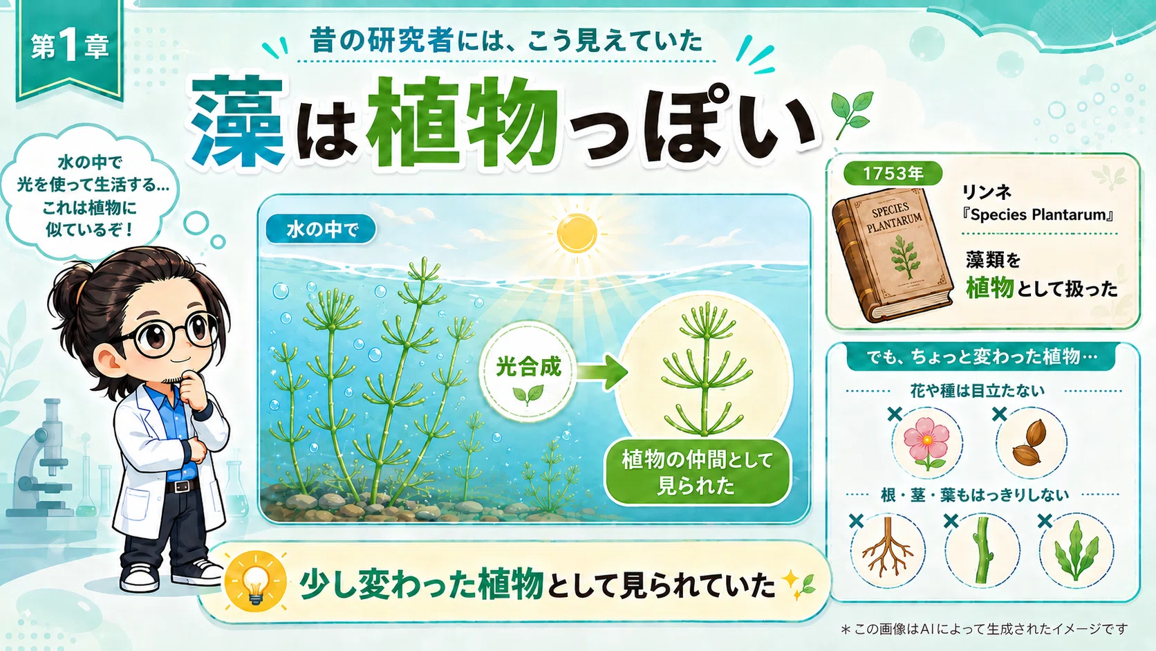 藻は植物なのか？｜「藍藻」と「シアノバクテリア」の謎から見る光合成