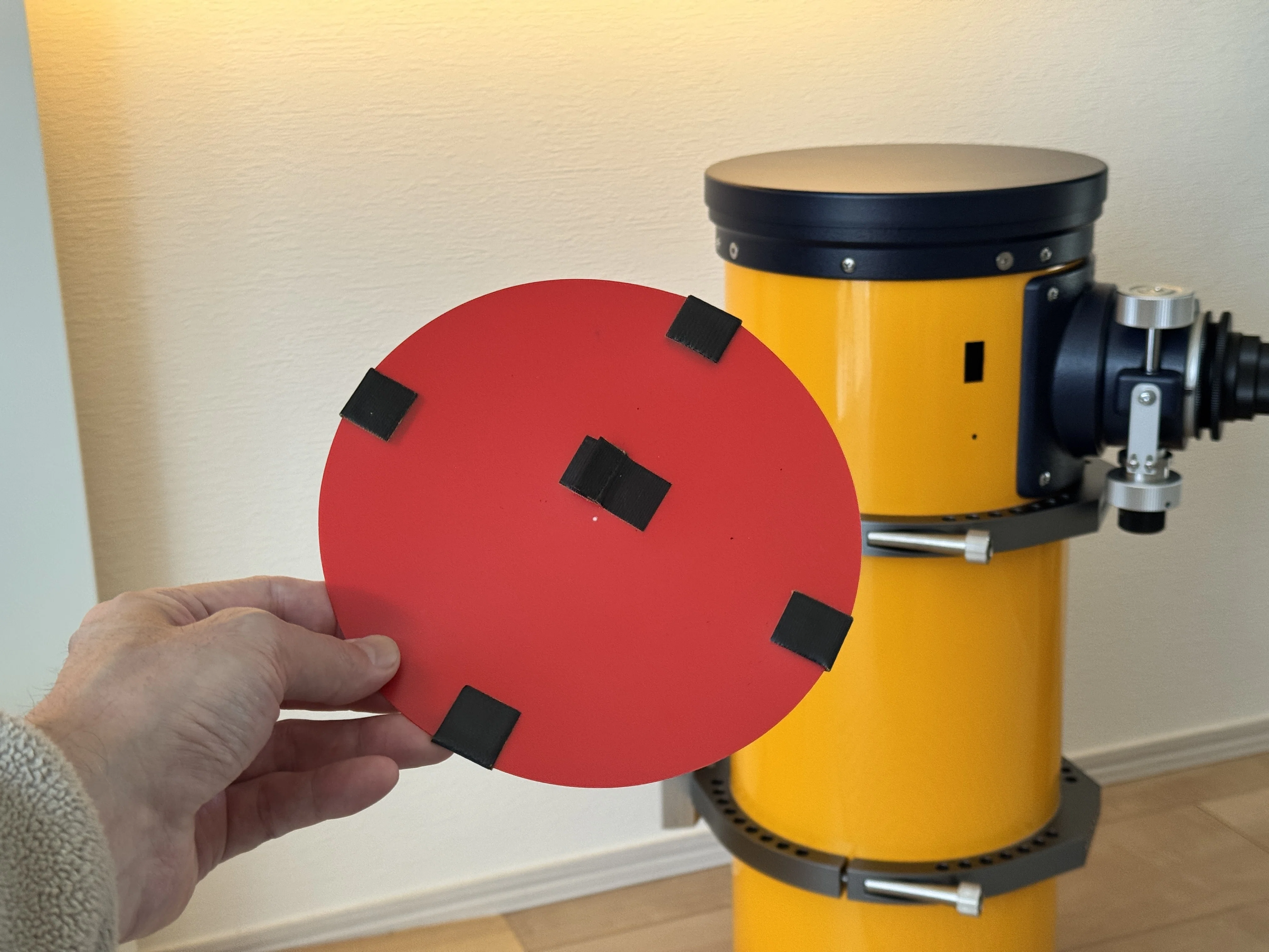 ε-160EDの鏡筒に穴をあけました｜星の牧場3（よっちゃんワイエス