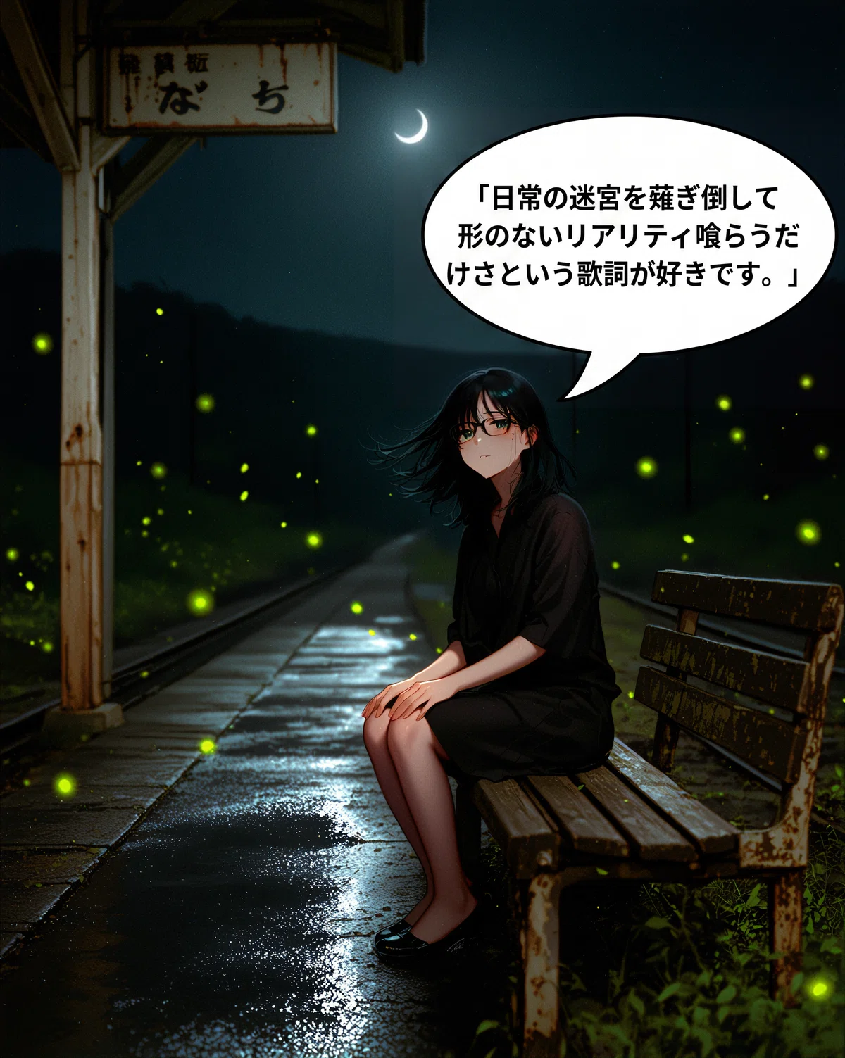 「日常の迷宮を薙ぎ倒して形のないリアリティ喰らうだけさ」という歌詞が好きです。