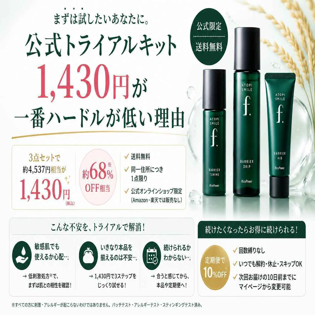 アトピスマイルフォルテはどこで売ってる？公式が一番安い理由｜レピコ 
