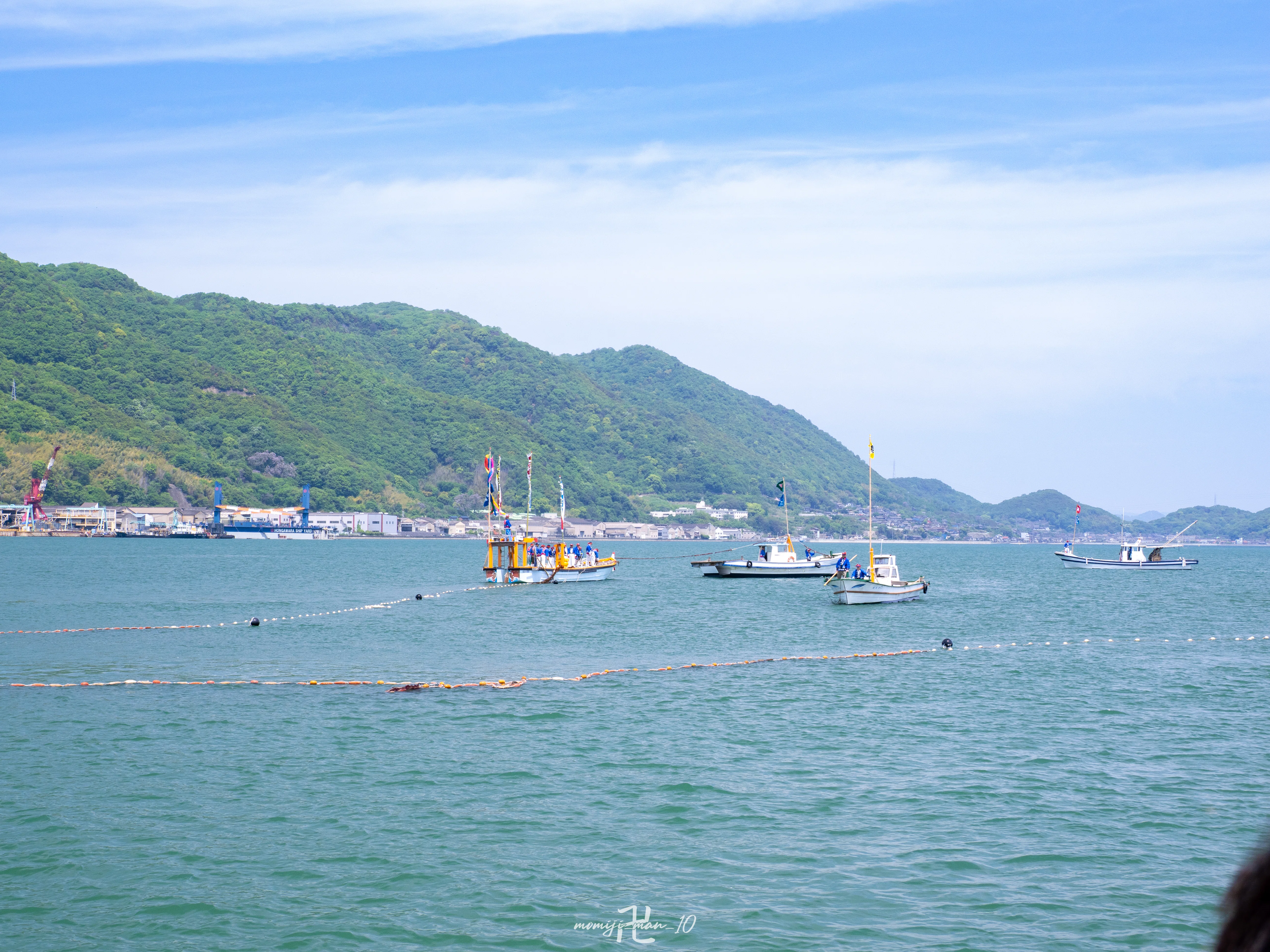 ゴールデンウィークの鞆の浦で「観光鯛網」を体験してきました｜もみじ