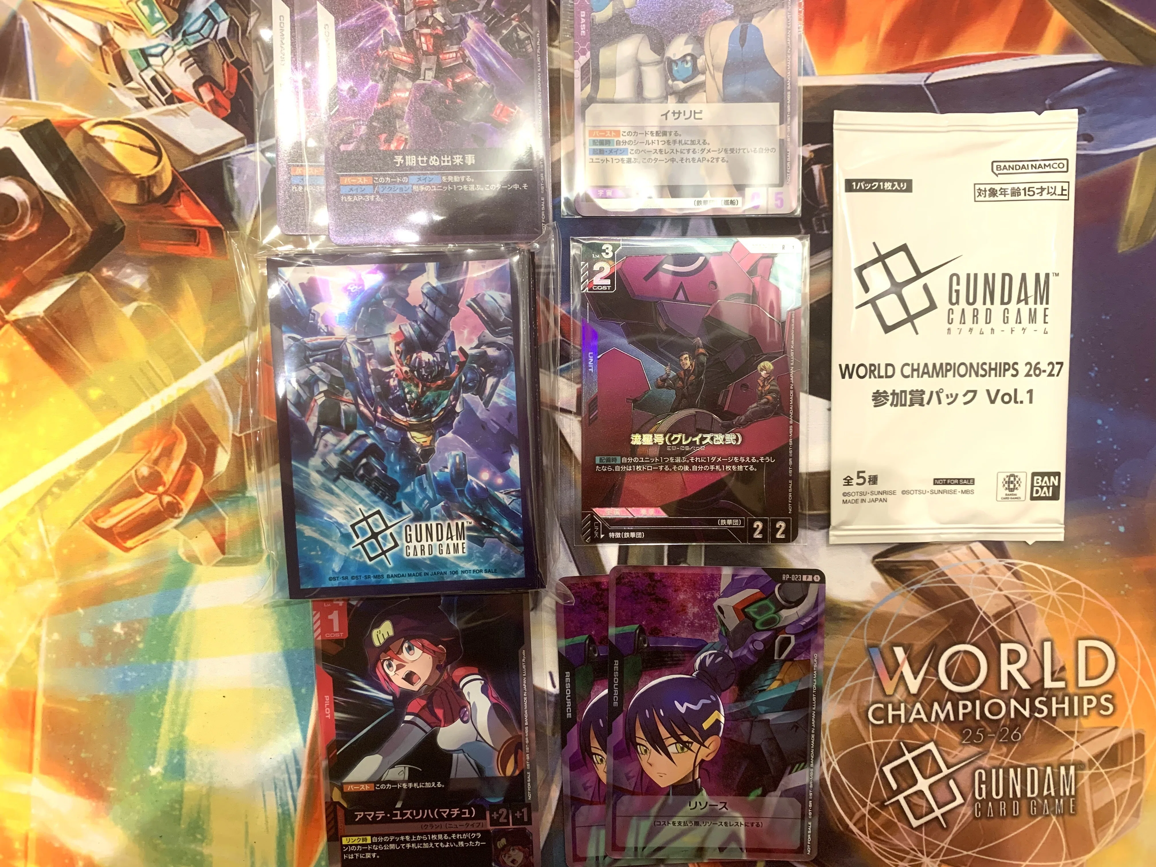 ガンダムカードゲーム デッキ使用・緑赤ネオ・ジオング WORLD