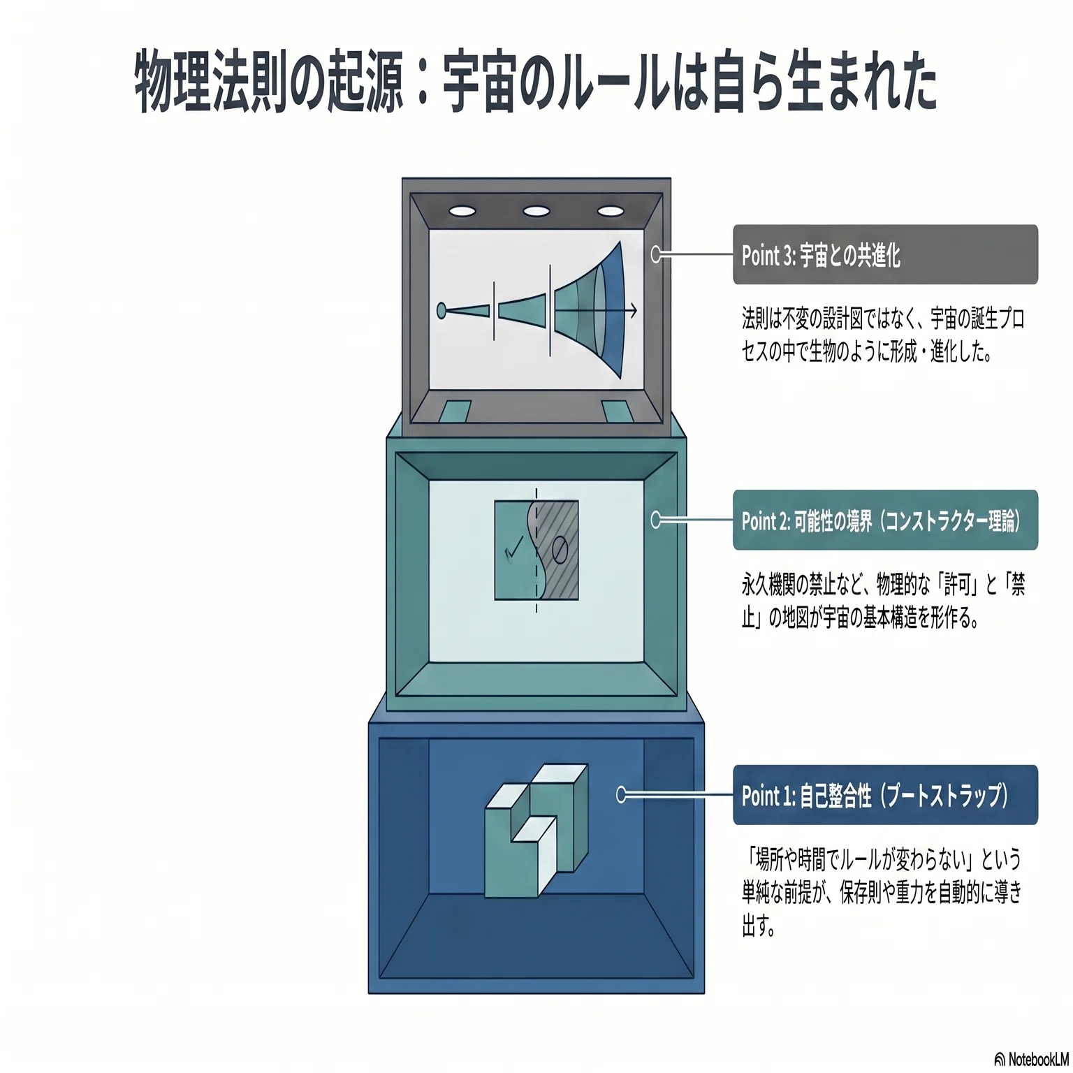物理法則はどこから来たのか？──「宇宙のルールブック」を書いたのは