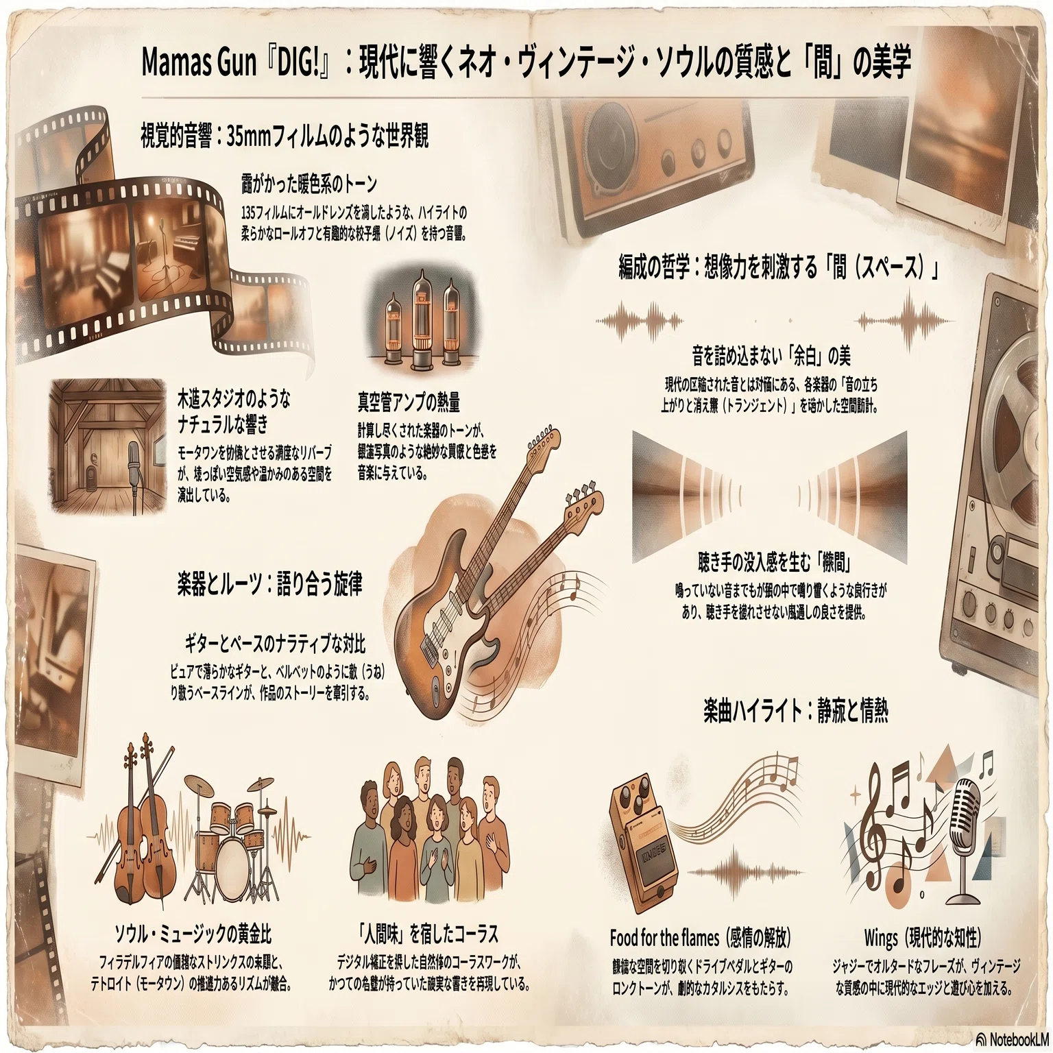 Mamas Gun 最新作『DIG!』とネオ・ヴィンテージの質感「間」が紡ぐ現代 