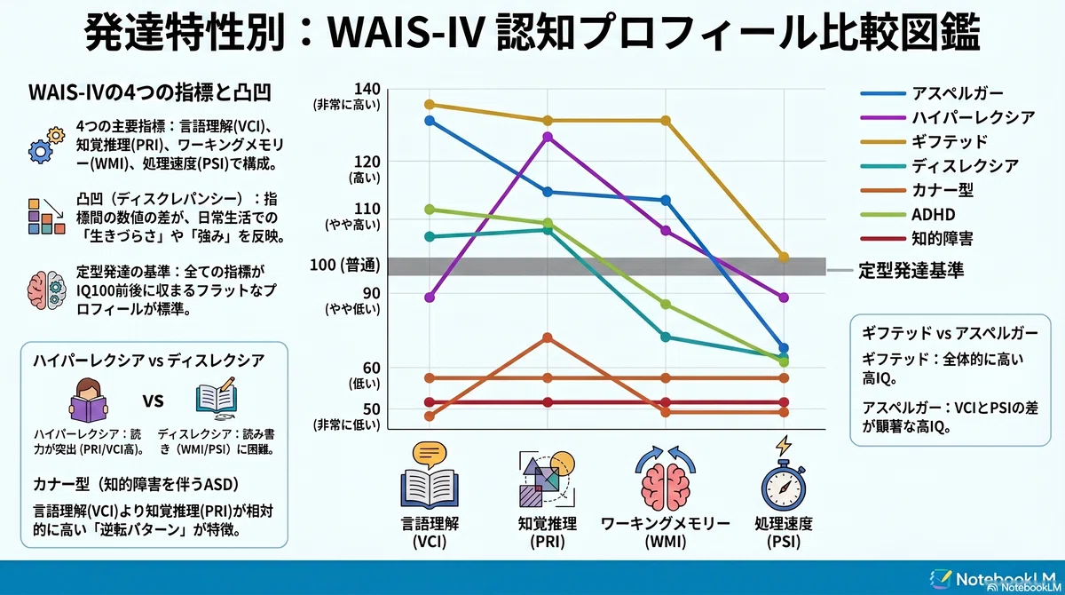 Asd Wais Typical Graph ASDタイプ別WAIS傾向一覧|読めるのに言葉が出ないハイパーレクシアな私とAI翻訳機|naka.naka.777