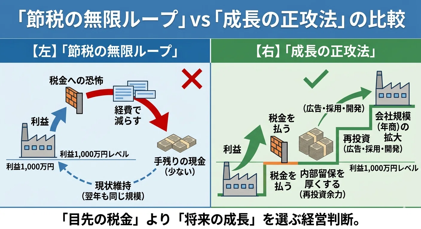 起業家の節税。年商1億未満なら節税より売上を伸ばした方が得な理由