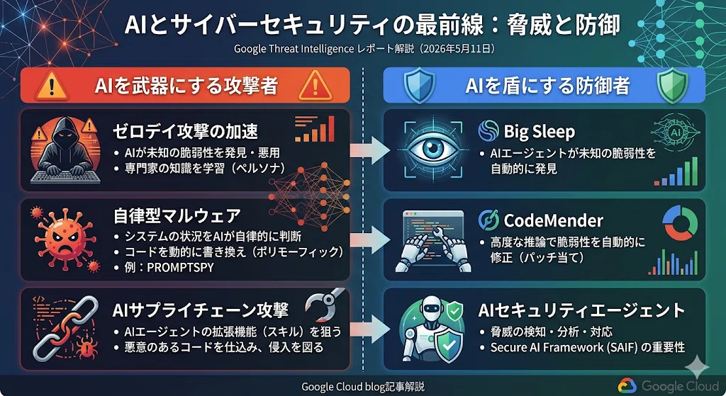 Google Cloud最新レポート解説】AIは攻撃者の「武器」か、防御の「盾