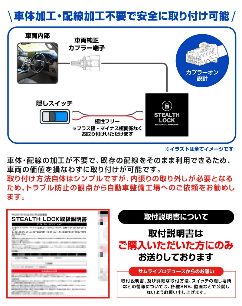 新型ハイエース200系9型専用おすすめ盗難防止グッズを紹介します