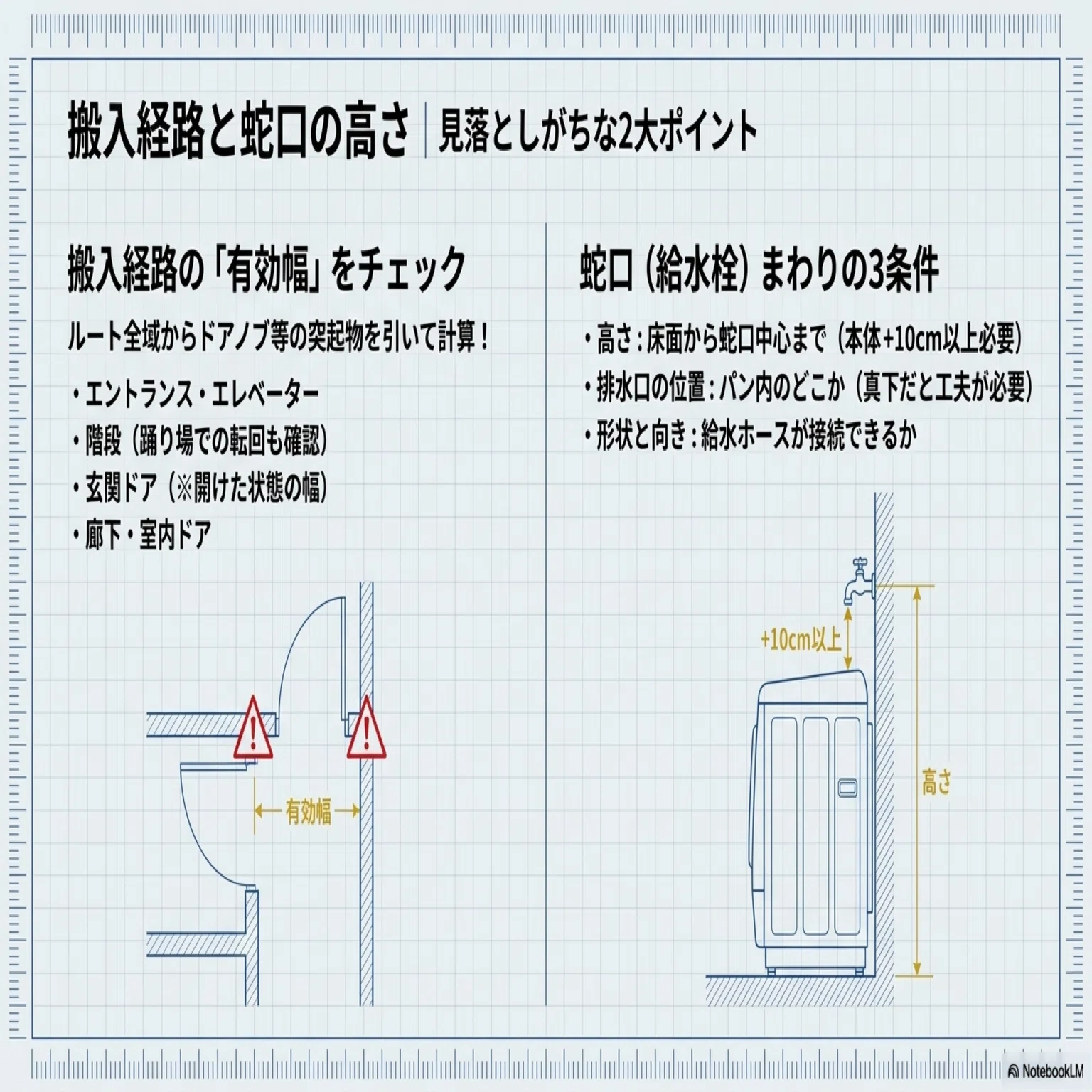 洗濯 機 置き場 サイズ 測り 方