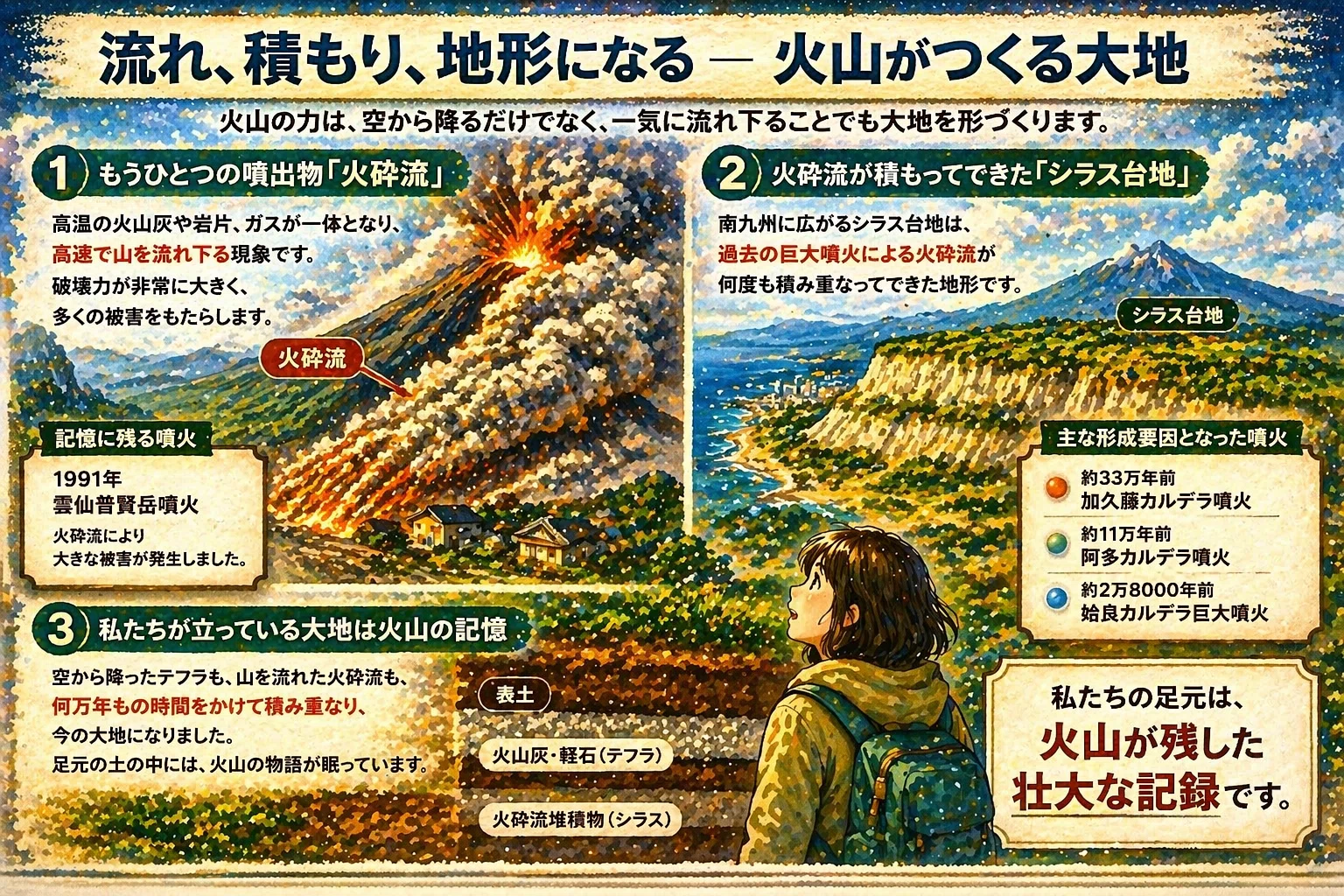 81.テフラ：空から降る「火山からの手紙」～JIBANNOTE～｜JIBANNET