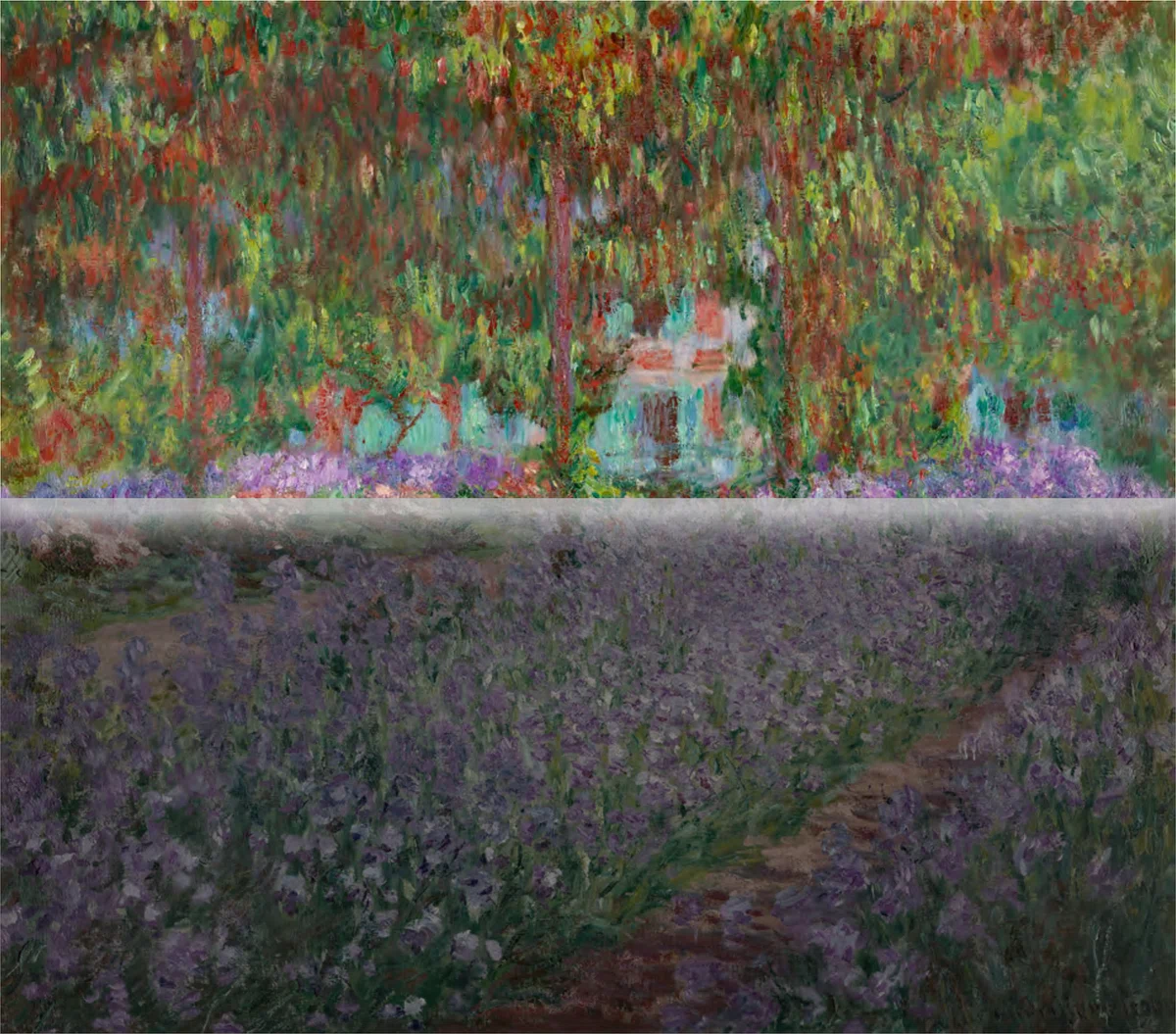 モネ 風景への問いかけ」展出品作⑭ モネ《ジヴェルニーのモネの庭