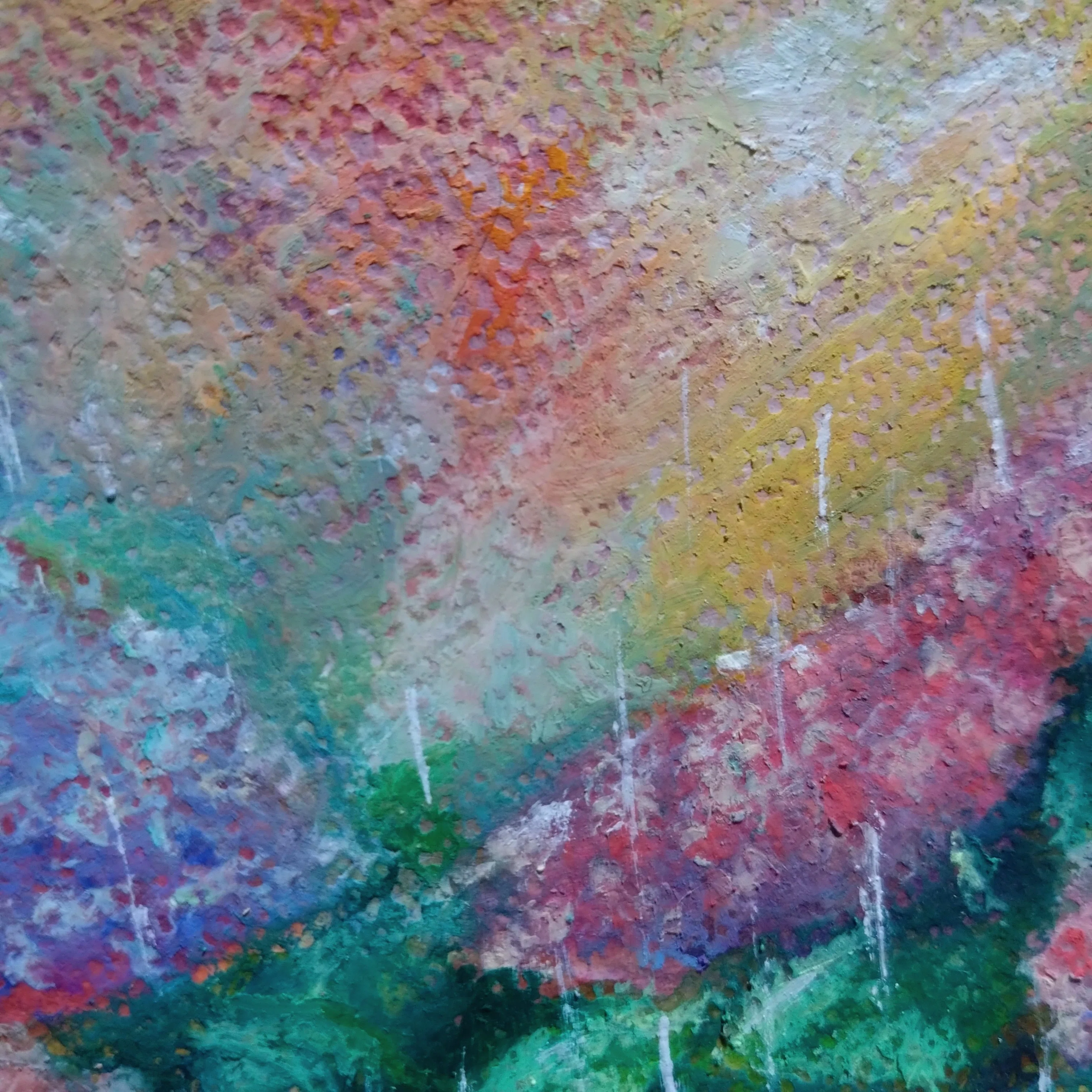 The Color of Hydrangeas Melting into the Sound of Rain | Original
