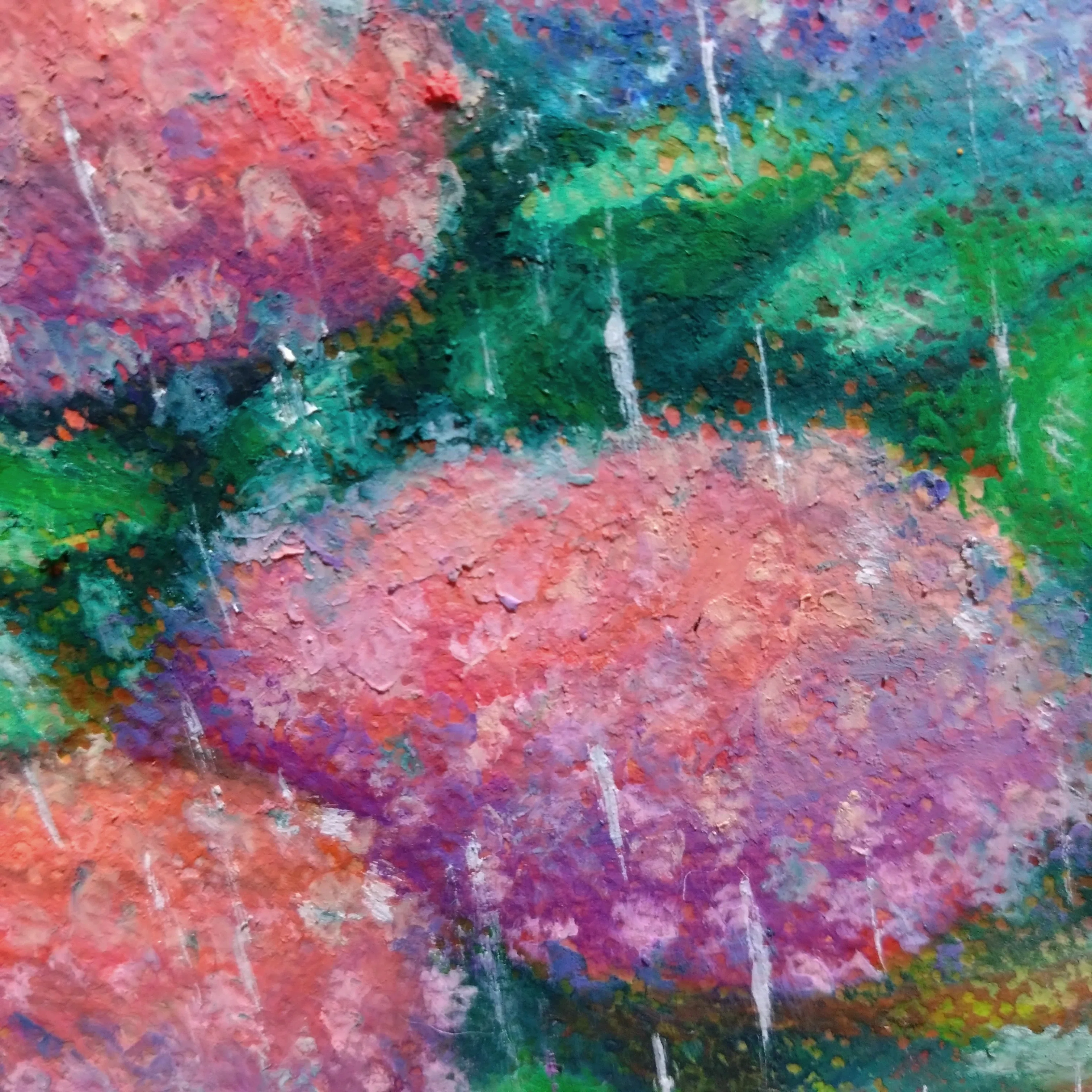 The Color of Hydrangeas Melting into the Sound of Rain | Original