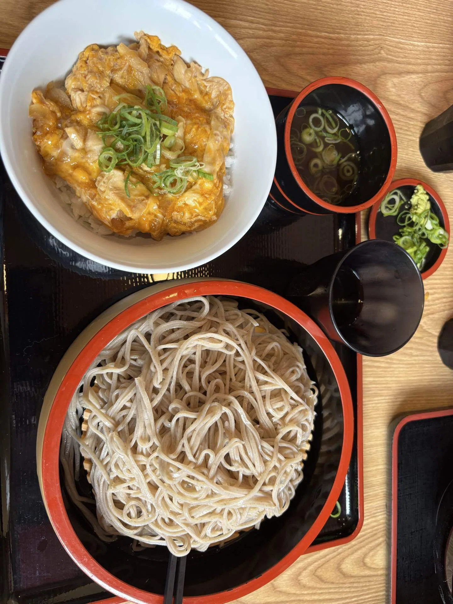 めん活二十四杯目 鳴門うどん ざるそば親子丼セット｜ひでさん