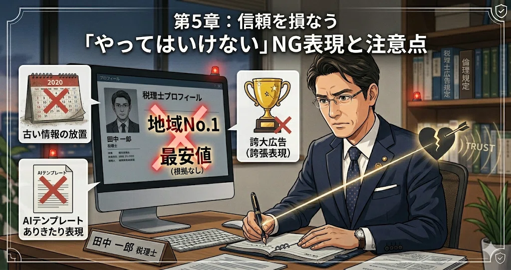 第5章:信頼を損なう「やってはいけない」NG表現と注意点