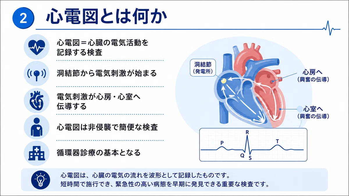 やさしい心電図の見方 完全講義】正常波形・不整脈・異常所見を基礎