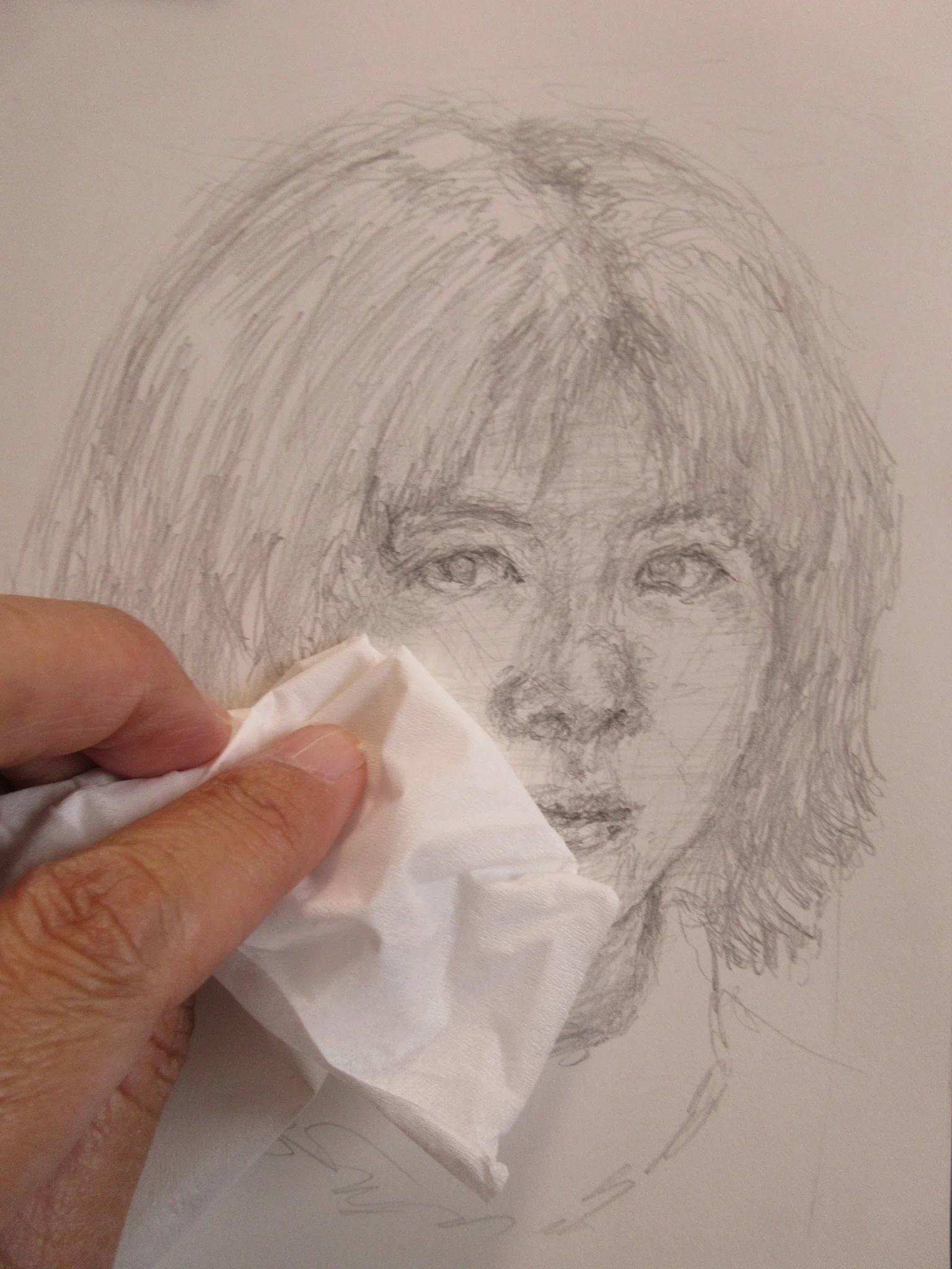 鉛筆画】見つめる｜Atelier Non