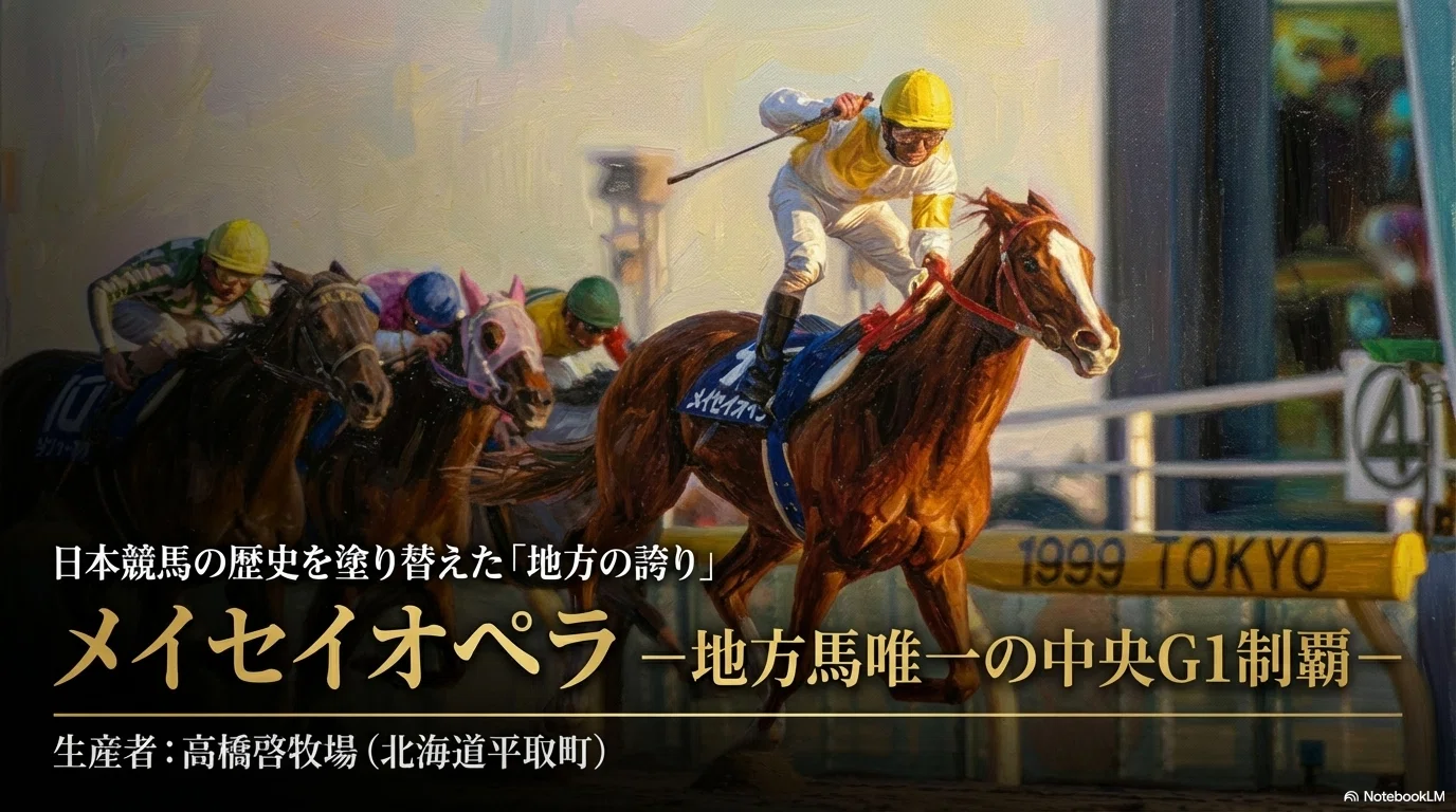 メイセイオペラ -地方馬唯一の中央G1制覇-｜ハサミおじさん