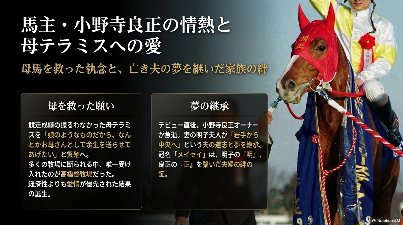 メイセイオペラ -地方馬唯一の中央G1制覇-｜ハサミおじさん