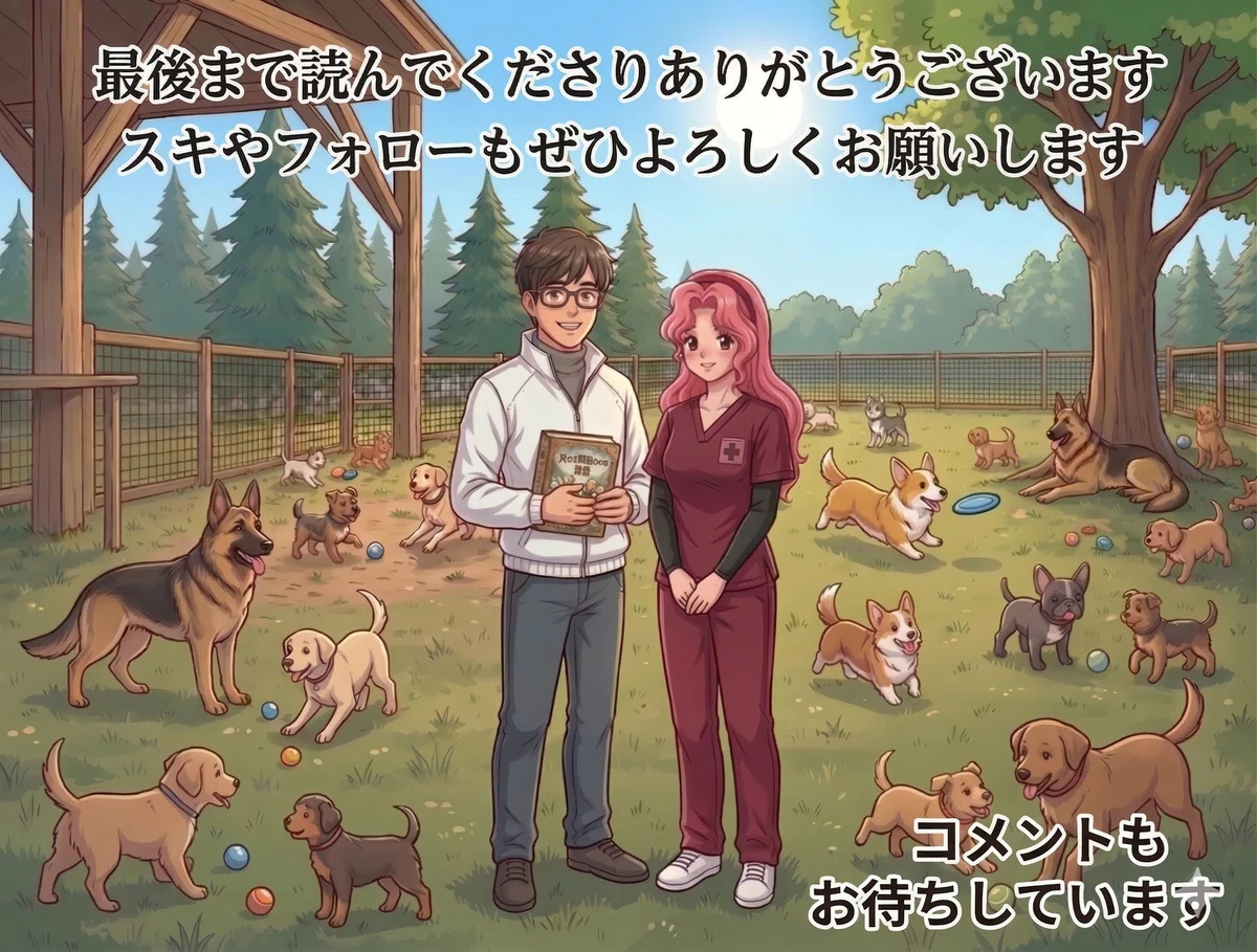 読んでくださった方へのお礼の言葉を書いた画像