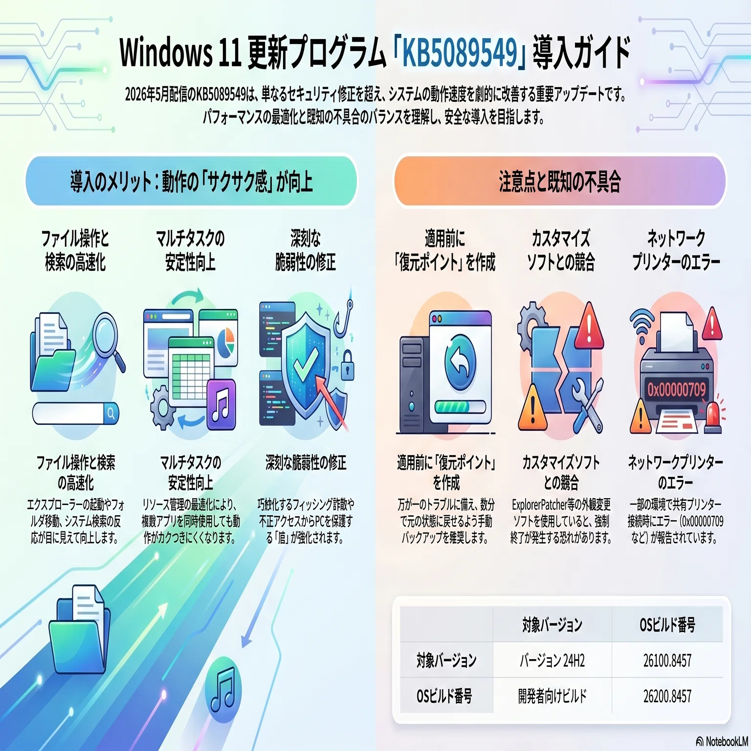 2026年5月】Windows 11 KB5089549は入れるべき？更新内容と既知の