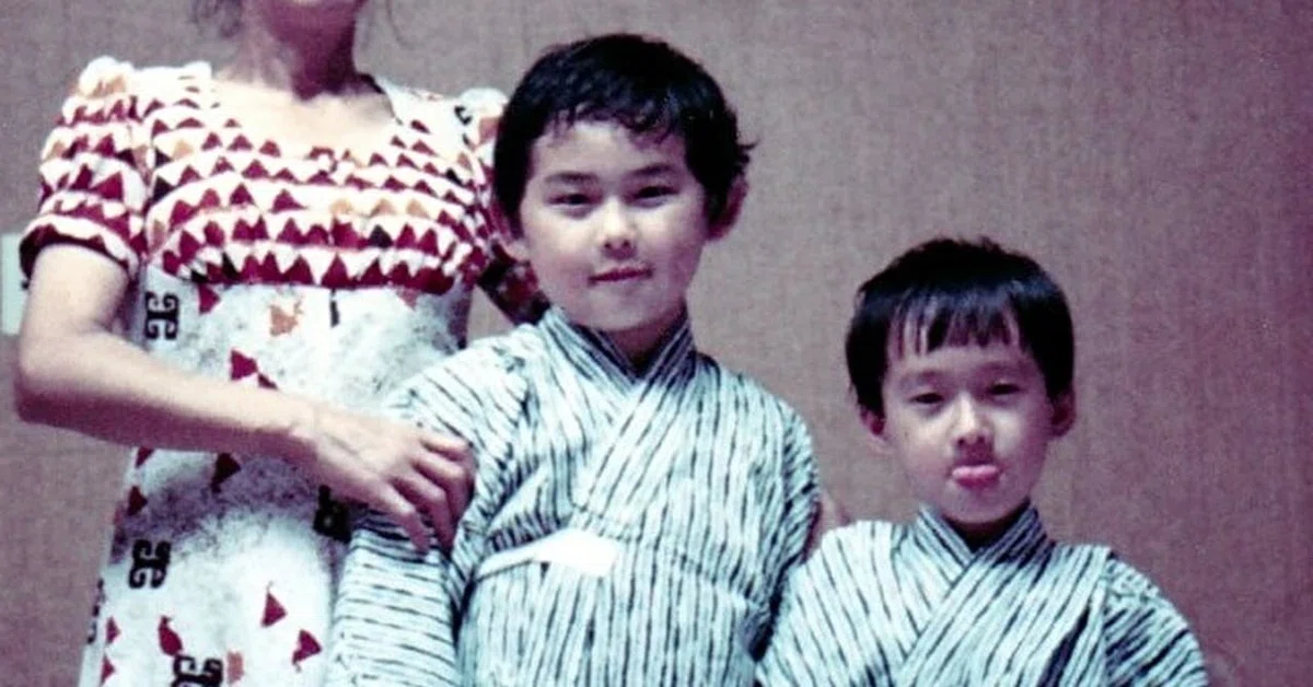 5歳の時の瀬戸貴史と、その従兄弟