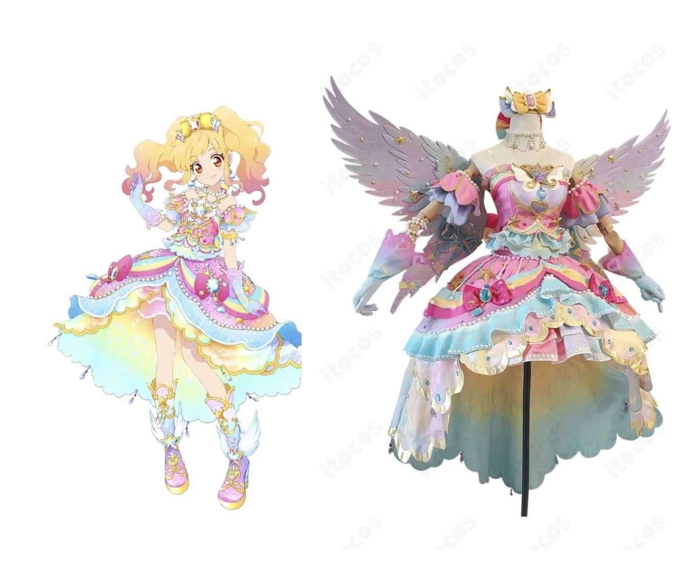アイカツスターズ！虹野ゆめ コスプレ衣装｜レインボーエトワール