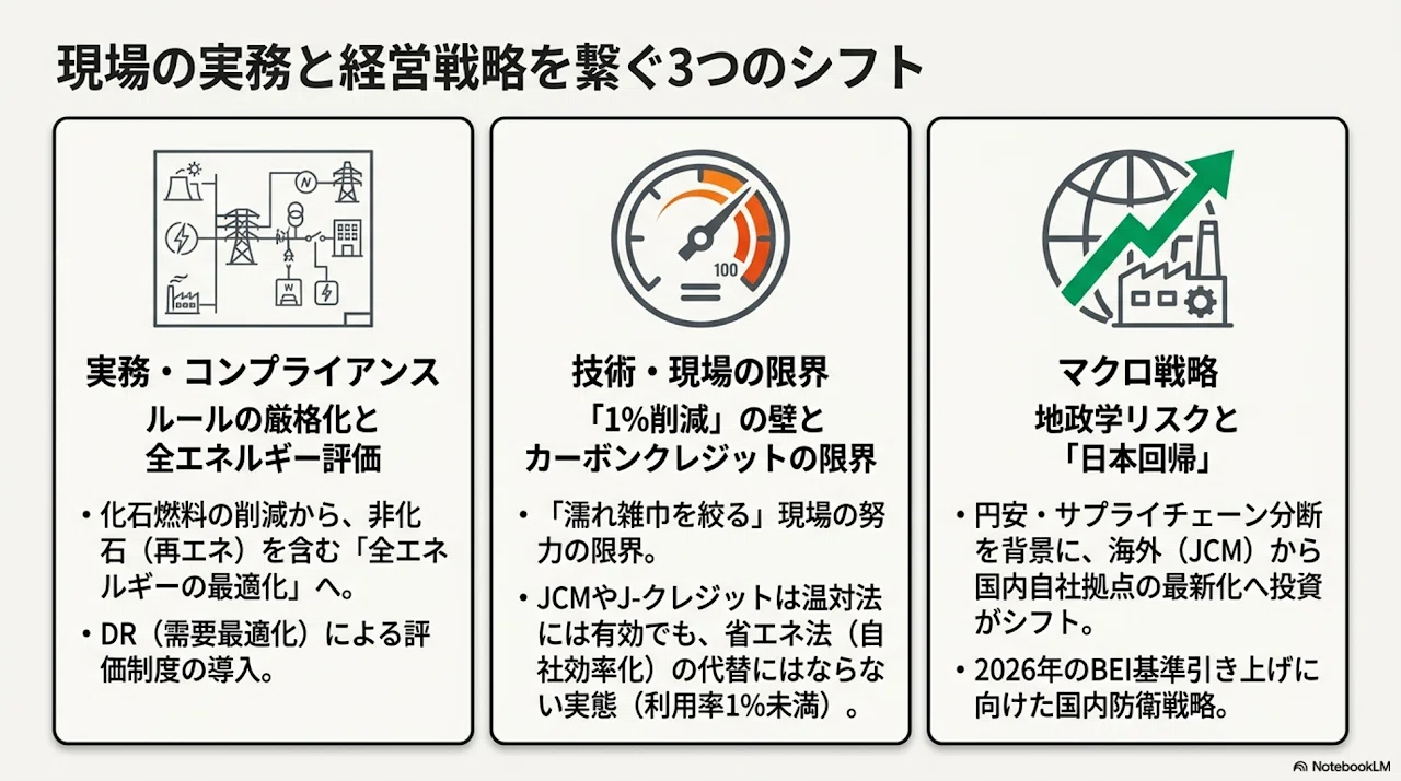 改定省エネ法》：次世代エネルギーマネジメントの戦略と実務設計：技術