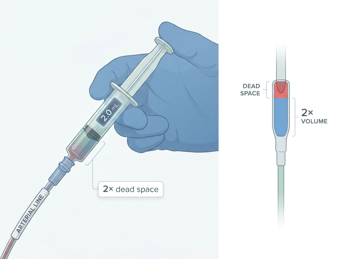 Line Testing Draw How much should you draw for arterial line blood sampling? Discard ...