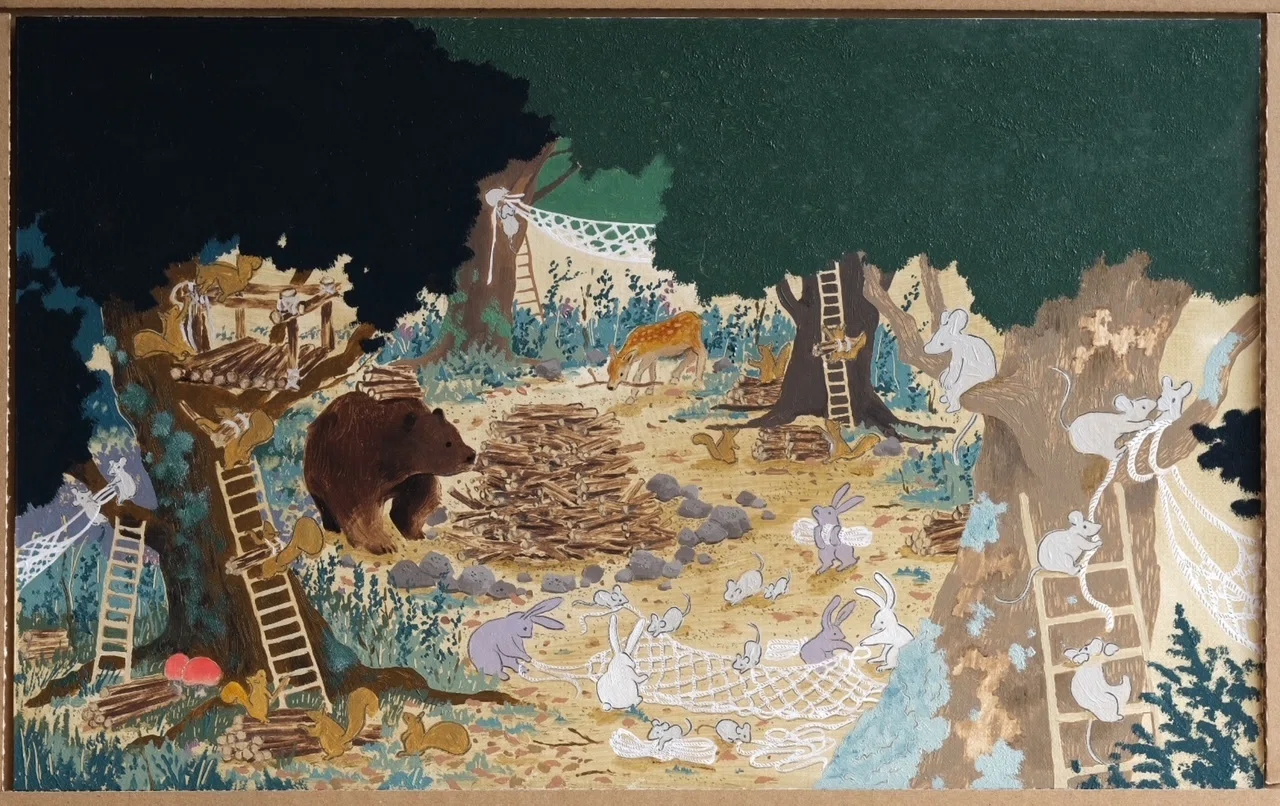 6月1日-30日｜やまんばの12にんのむすめ 小沢さかえ原画展｜恵文社