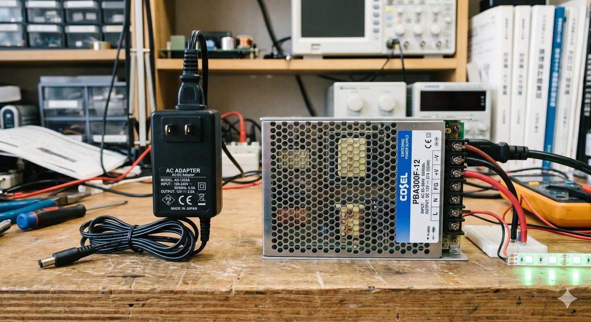 これで解決！LEDテープライト電源の選び方｜照明屋ホッピーくん