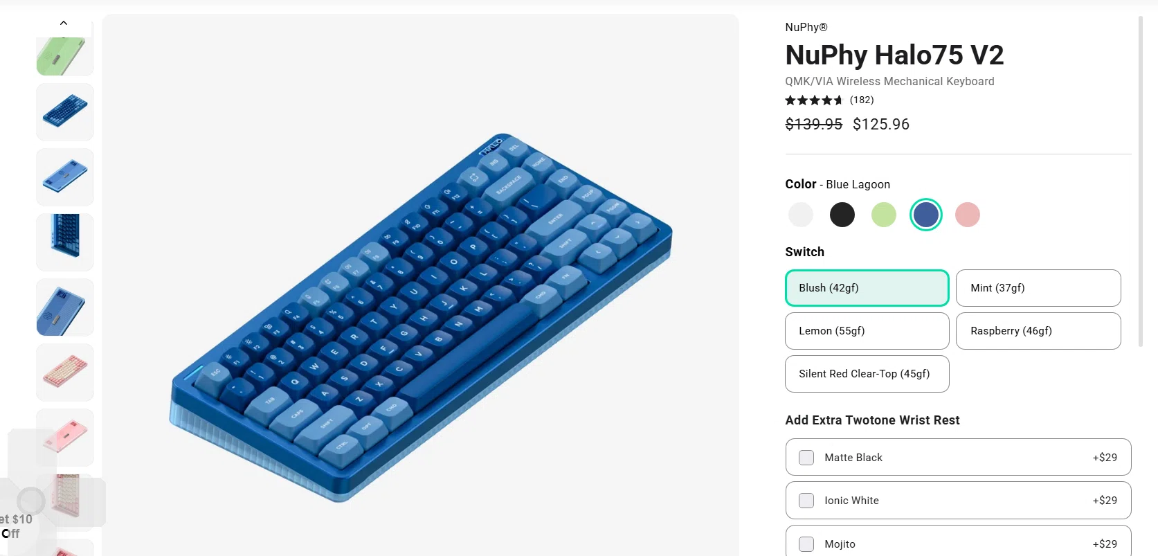 26 透明キーキャップとNuPhy Halo75 V2を組み合わせたらかわいすぎて