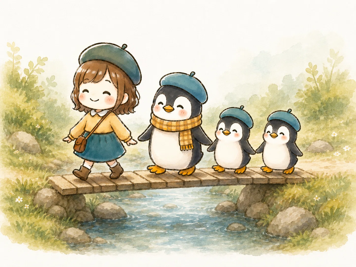 ChatGPTで、キャラクターが歩く様子を描いてもらった｜原田 琢