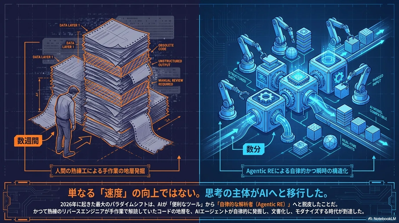 バイナリは語る――AIエージェントが「コードの考古学」を塗り替える2026