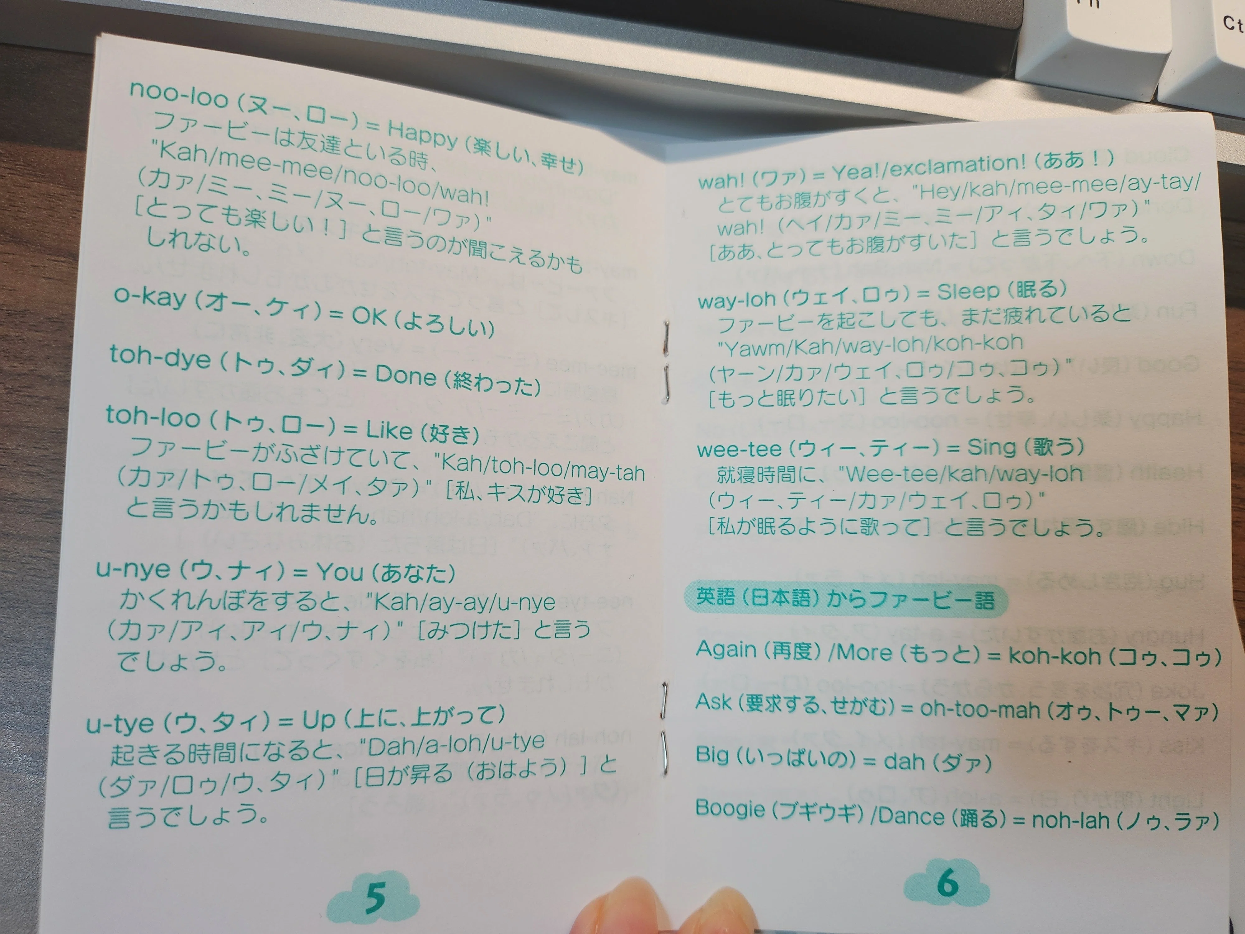 あなた方にははっきり見えるものを、ファービーたちは見ることが