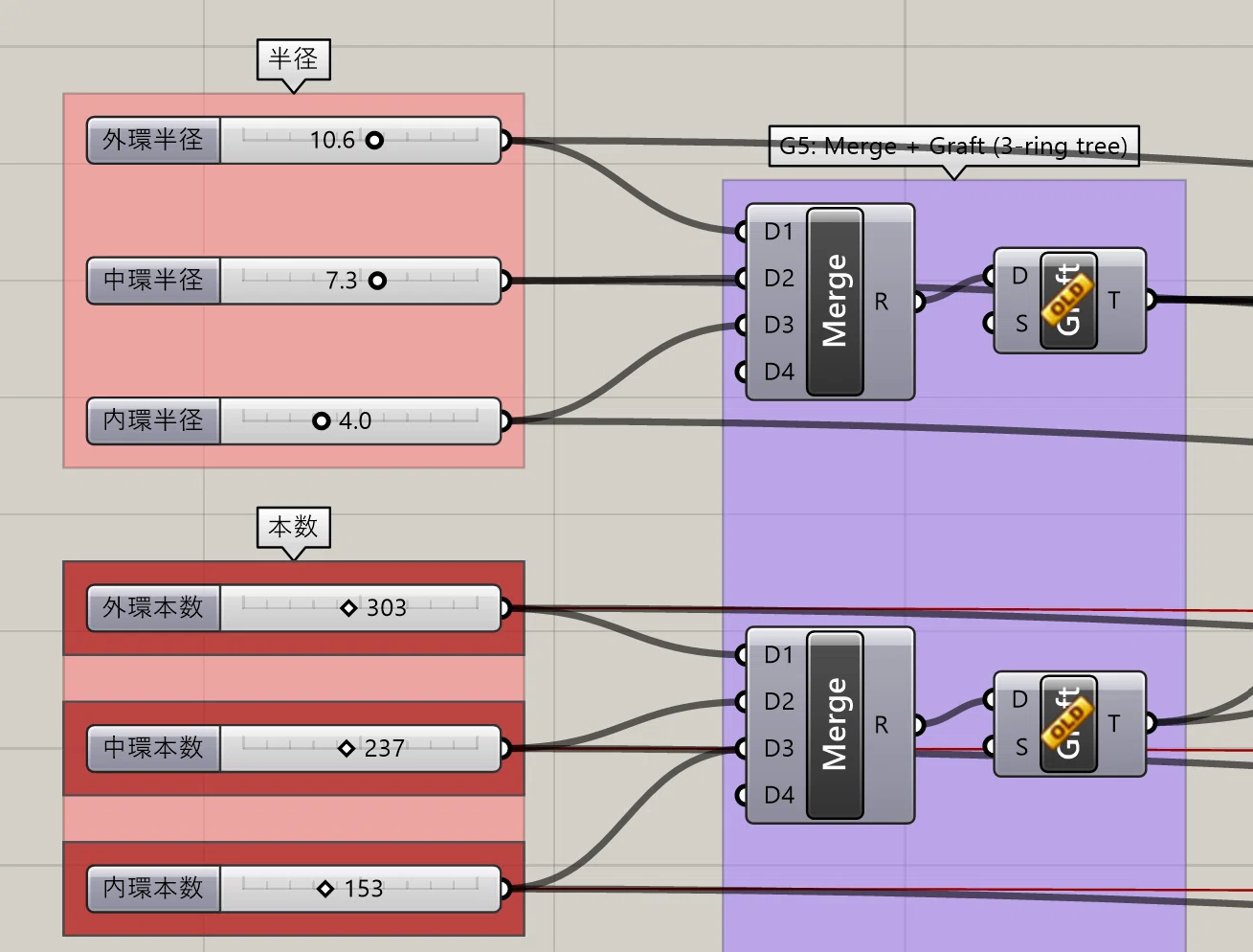 Claude+RhinoMCPにGrasshopperを書かせてみたら、Data Treeまで扱っ