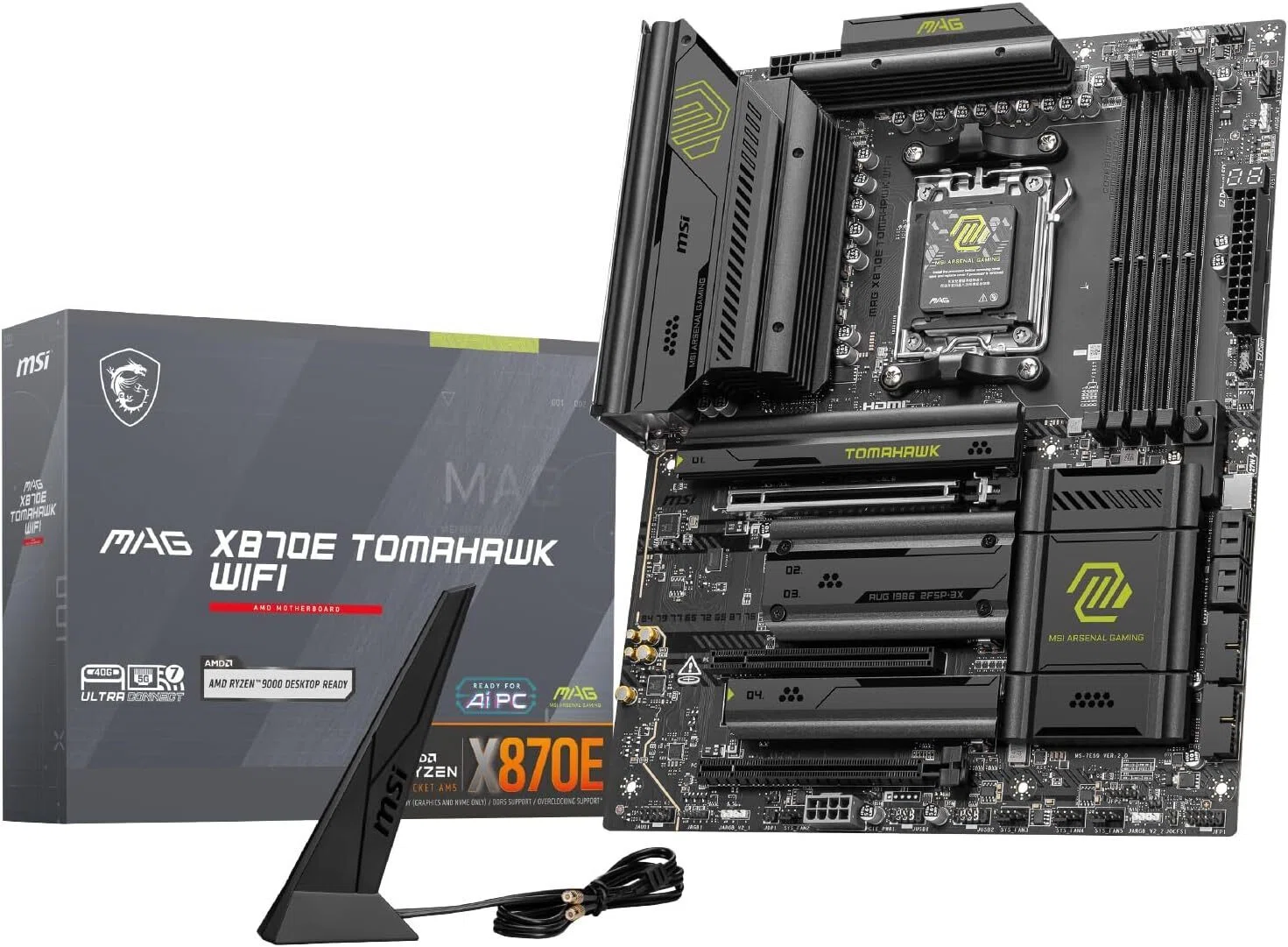 MSI MAG X870E TOMAHAWK WIFIに最適なCPU・GPUは？ハイエンド構成で