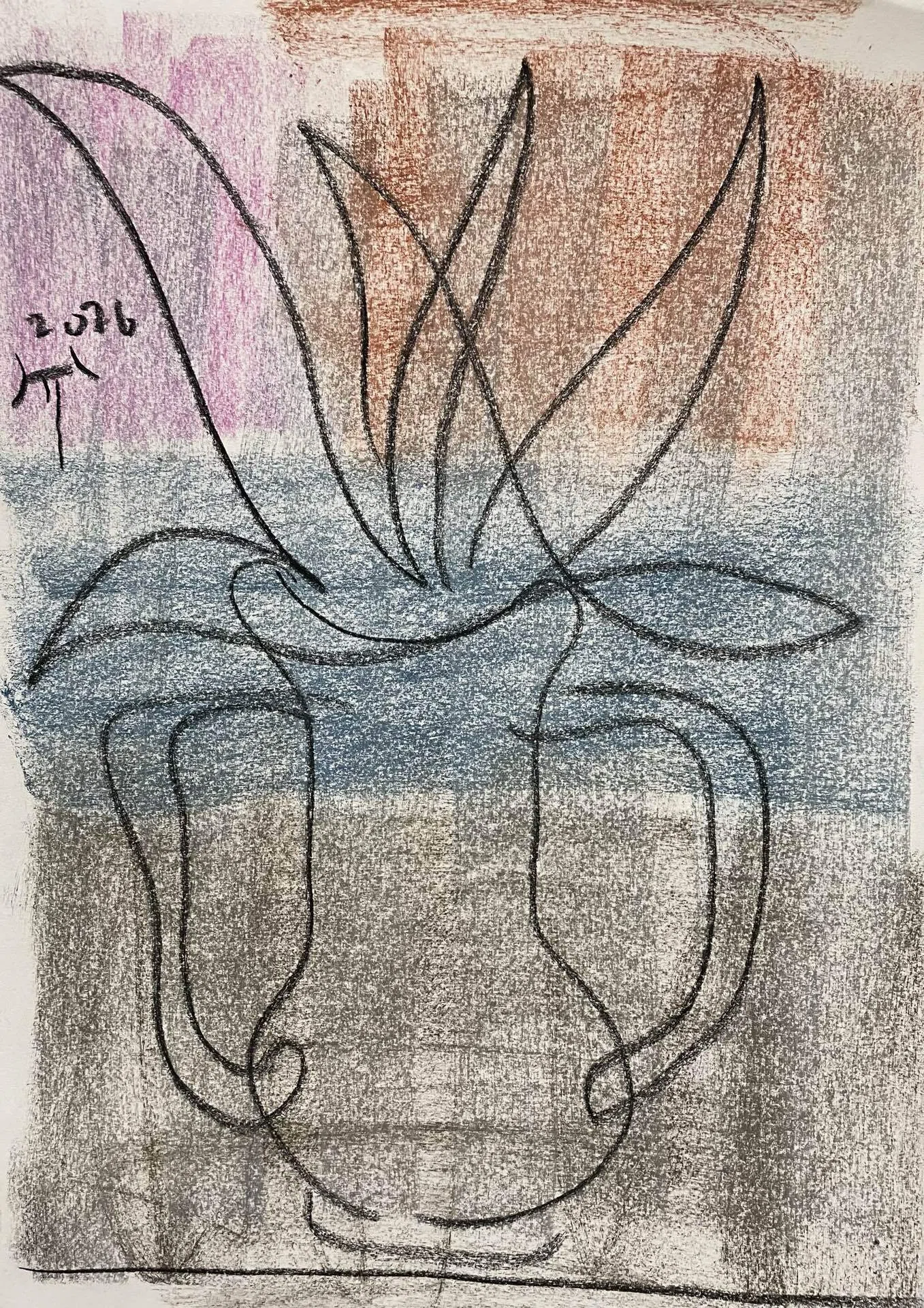 パステル画51cr2 作画:本多裕樹｜本多裕樹