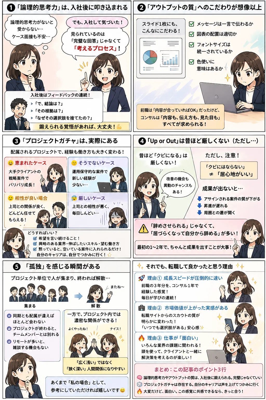 コンサル転職入社前に知りたかったこと5選 💼｜あかさかコンサルしゃん！