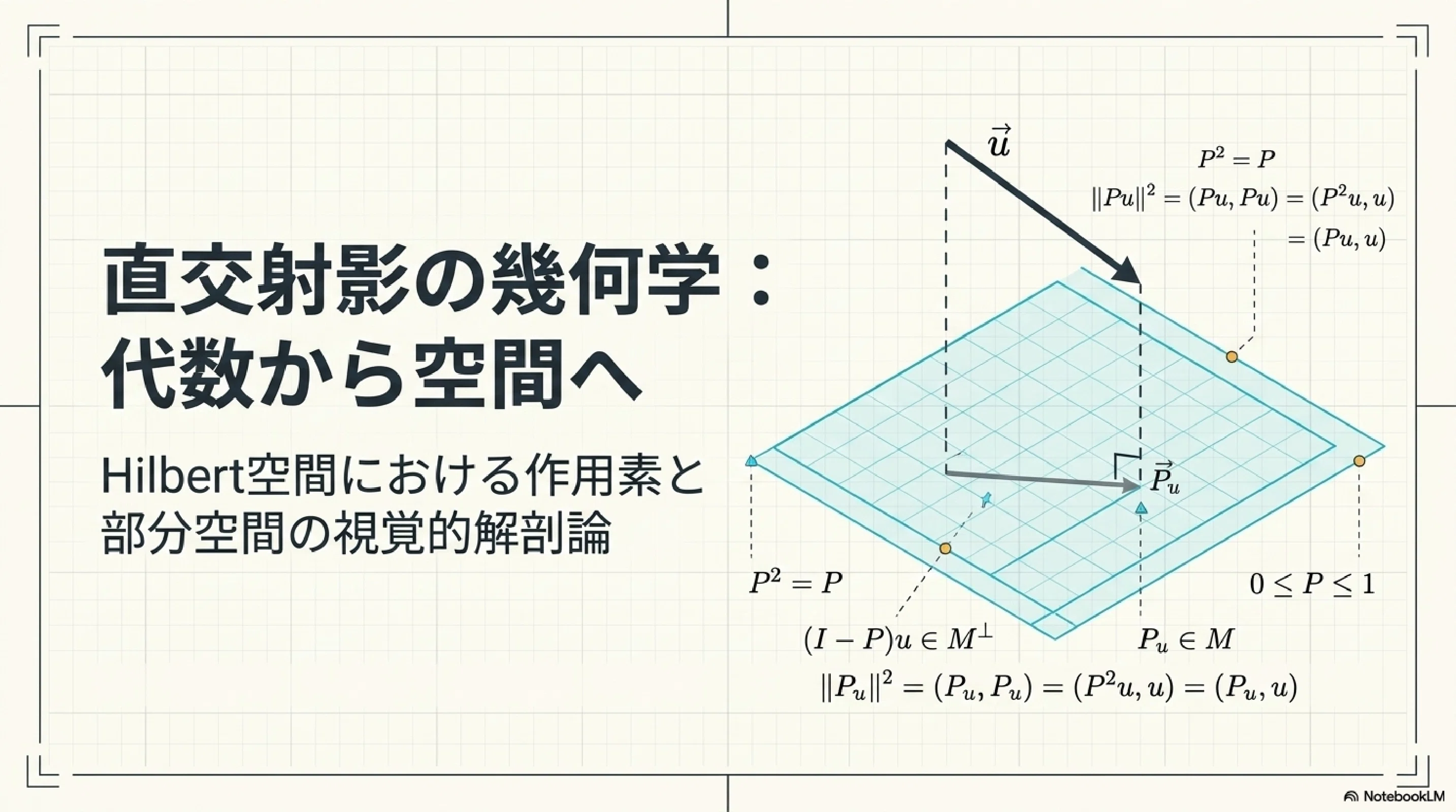 直交射影の幾何学｜ari1110
