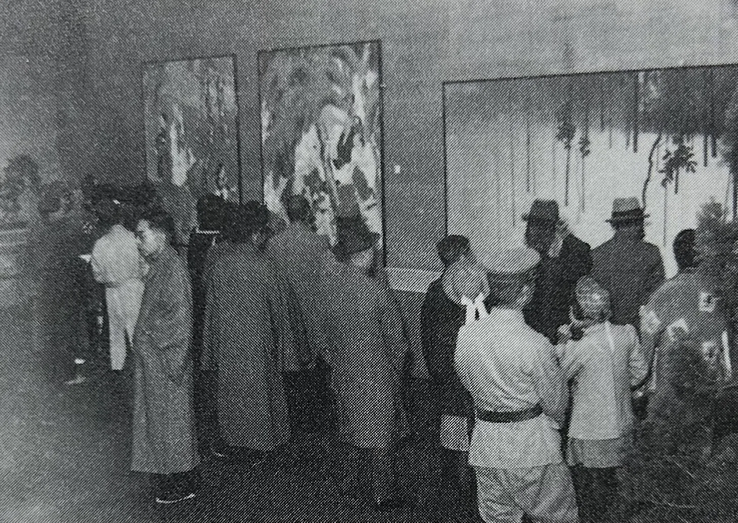 1973年 木島恭一 遺作展 山のある街 非売品 K•KIJIMA 展示会 展示 櫻谷さん、よろしくお願いします」｜バックヤード【生誕150年 木島櫻谷】