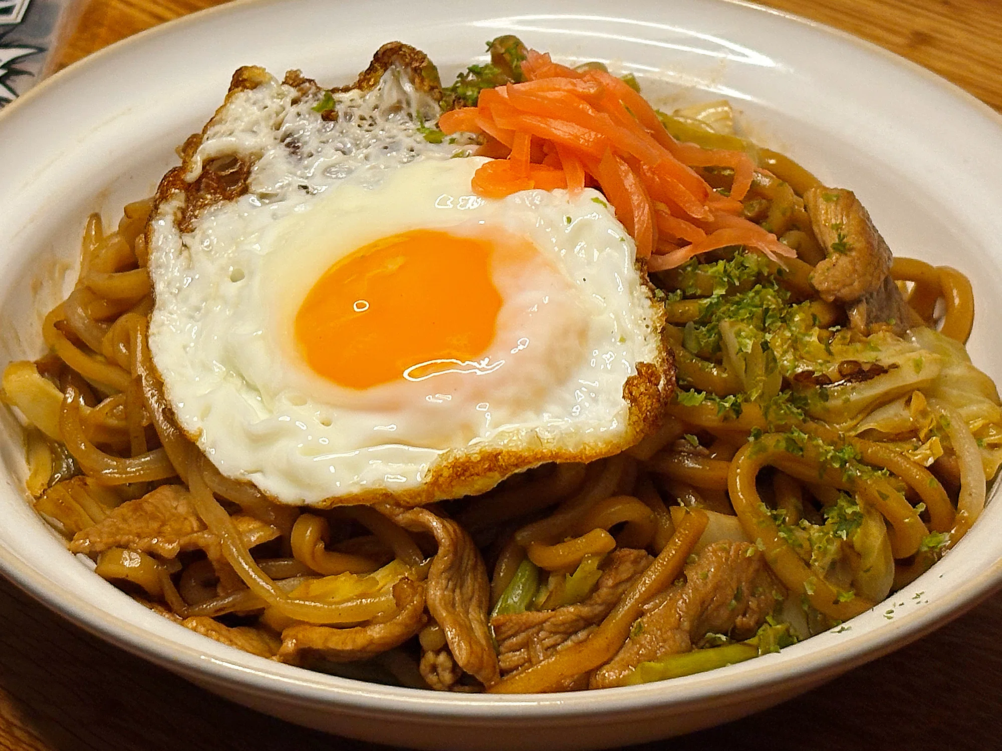 Shocking] Super thick noodles from Nissin, super chewy! Yakisoba