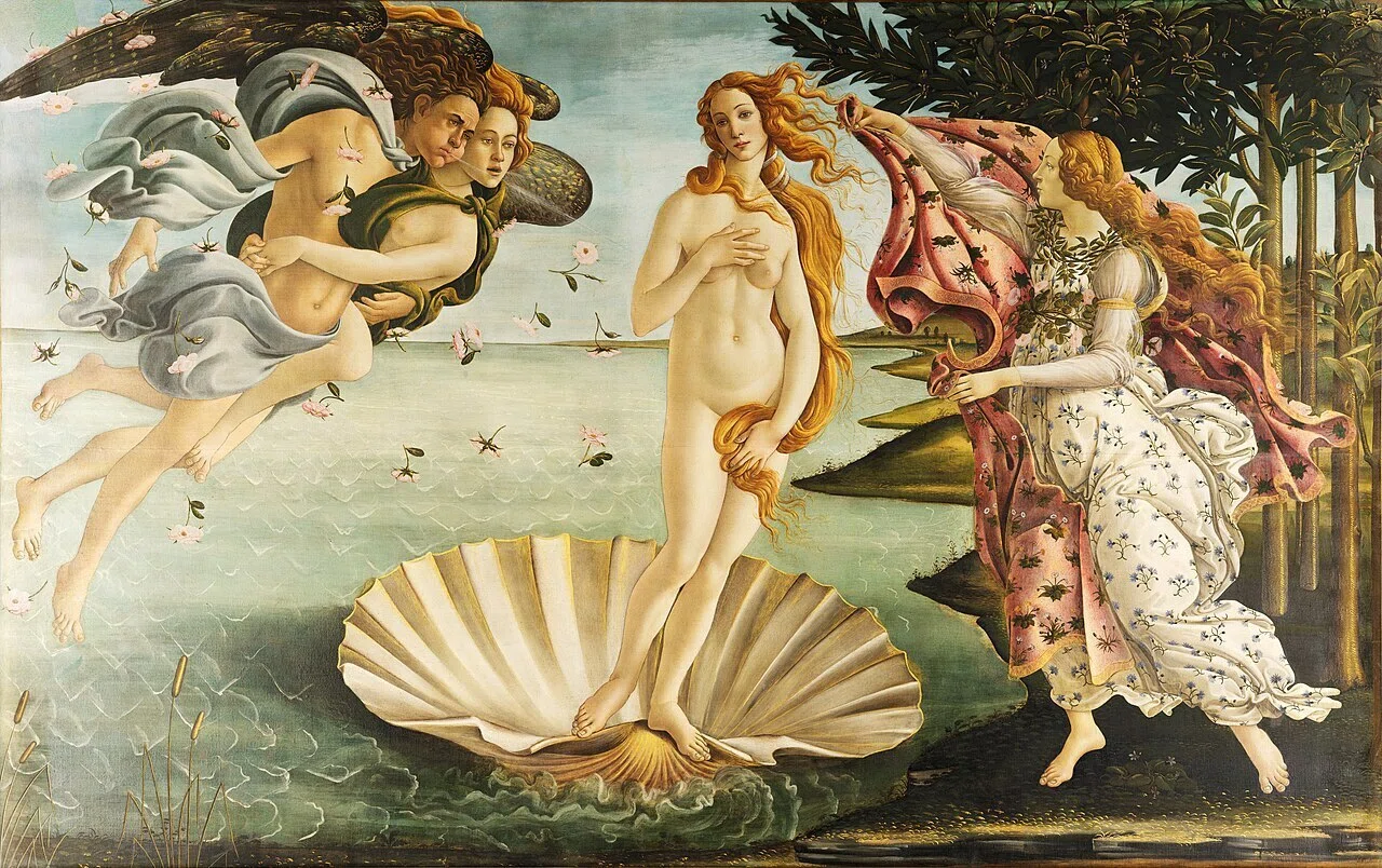 彼女の名はヴァイローマティ　ミニ絵画 ヴィーナスの誕生」泡から生まれた女神に、メディチ家が託したもの