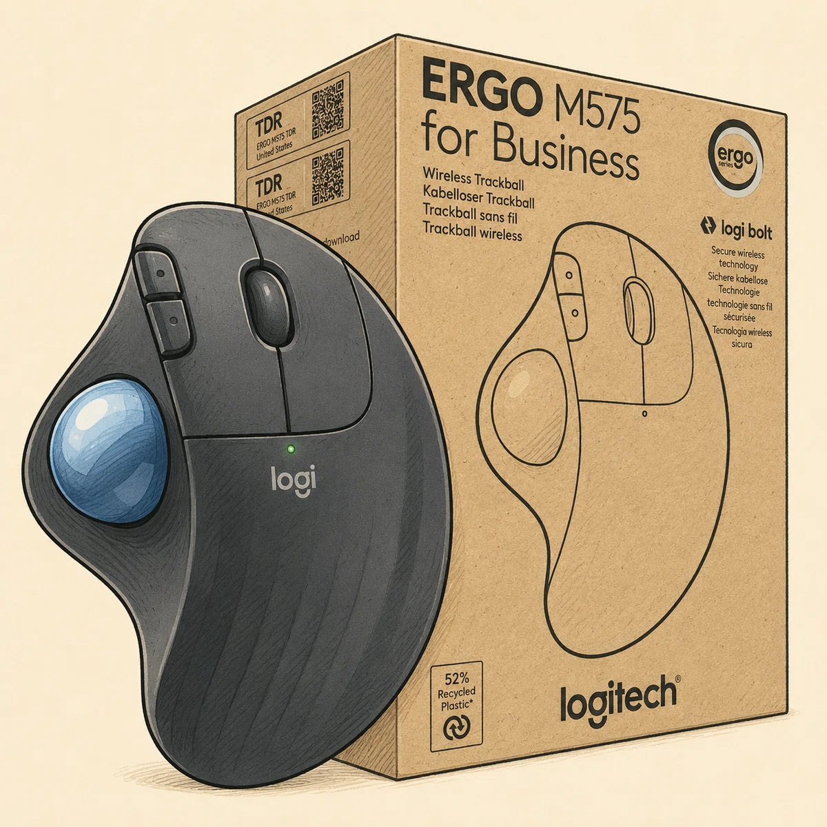 お気に入り紹介｜ガジェット｜Logicool ERGO M575｜2chi3
