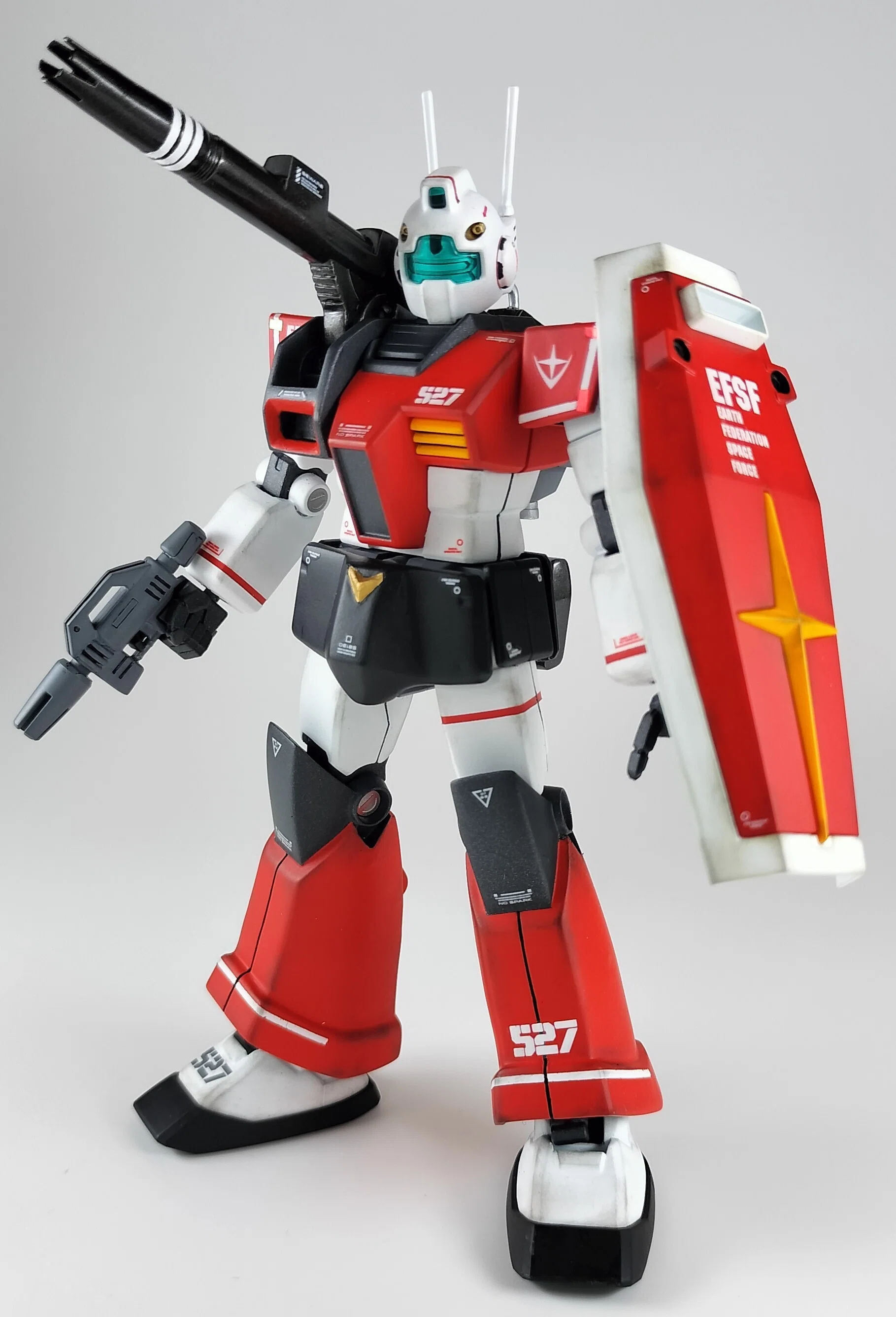 【セット】1/144 ジムキャノン改造パーツ・HGUCジム 1/144ジムキャノン（HGUCジムと旧キット1/144ジムキャノンのミキシング