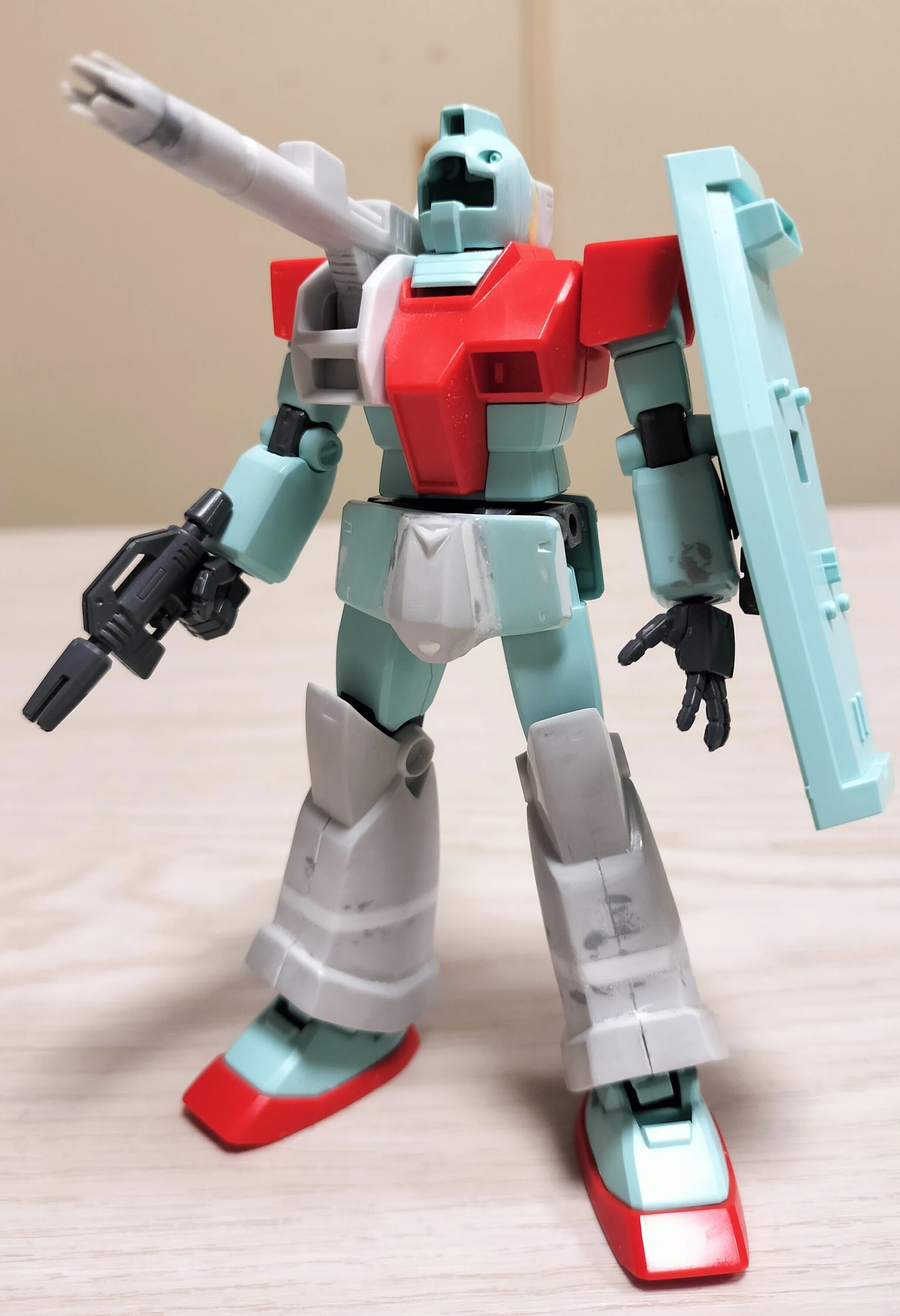 1/144ジムキャノン（HGUCジムと旧キット1/144ジムキャノンのミキシング