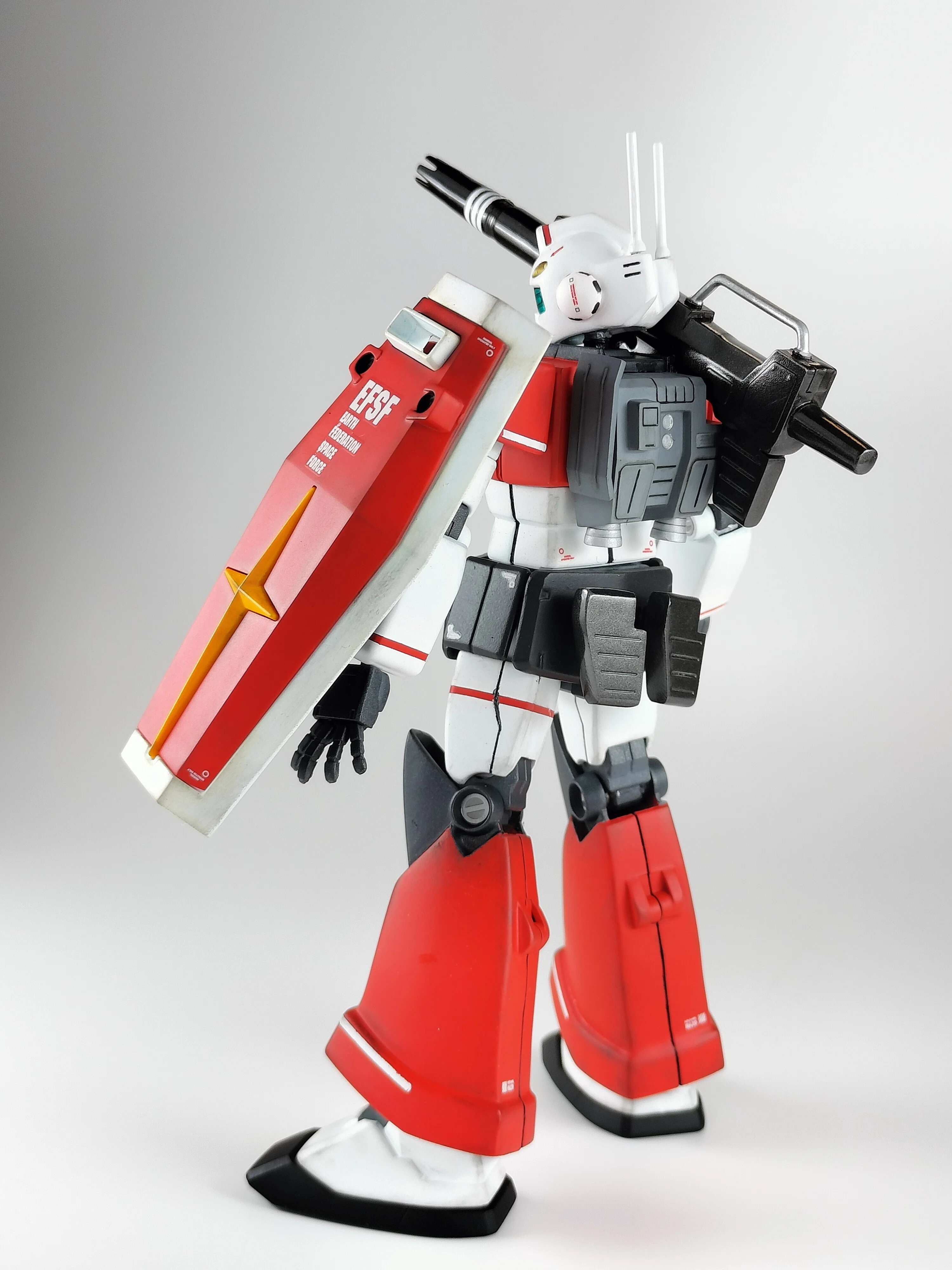 1/144ジムキャノン（HGUCジムと旧キット1/144ジムキャノンのミキシング