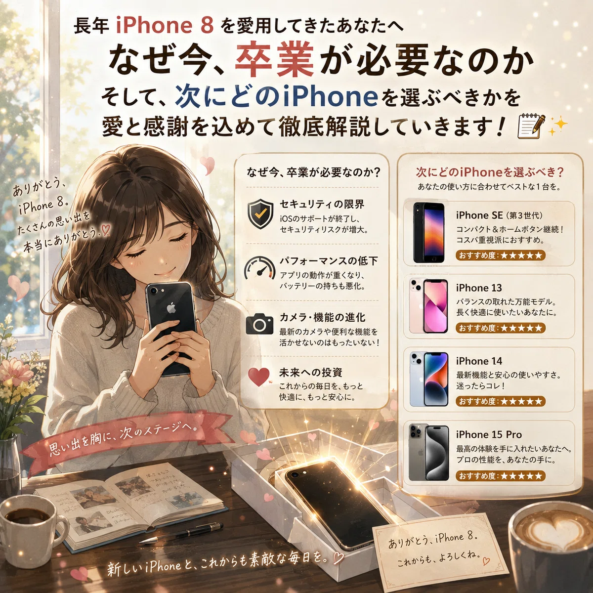 📱📱【2026年最新版】愛しのiPhone 8、ついに「卒業」の時？まだ使える